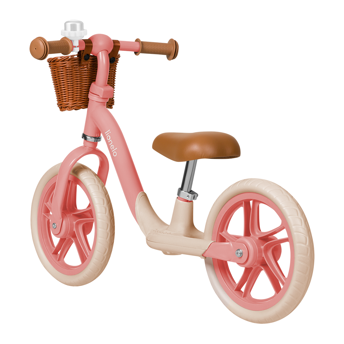 children's bicycle product view 5 Lionelo Alex Plus Pink Rose
