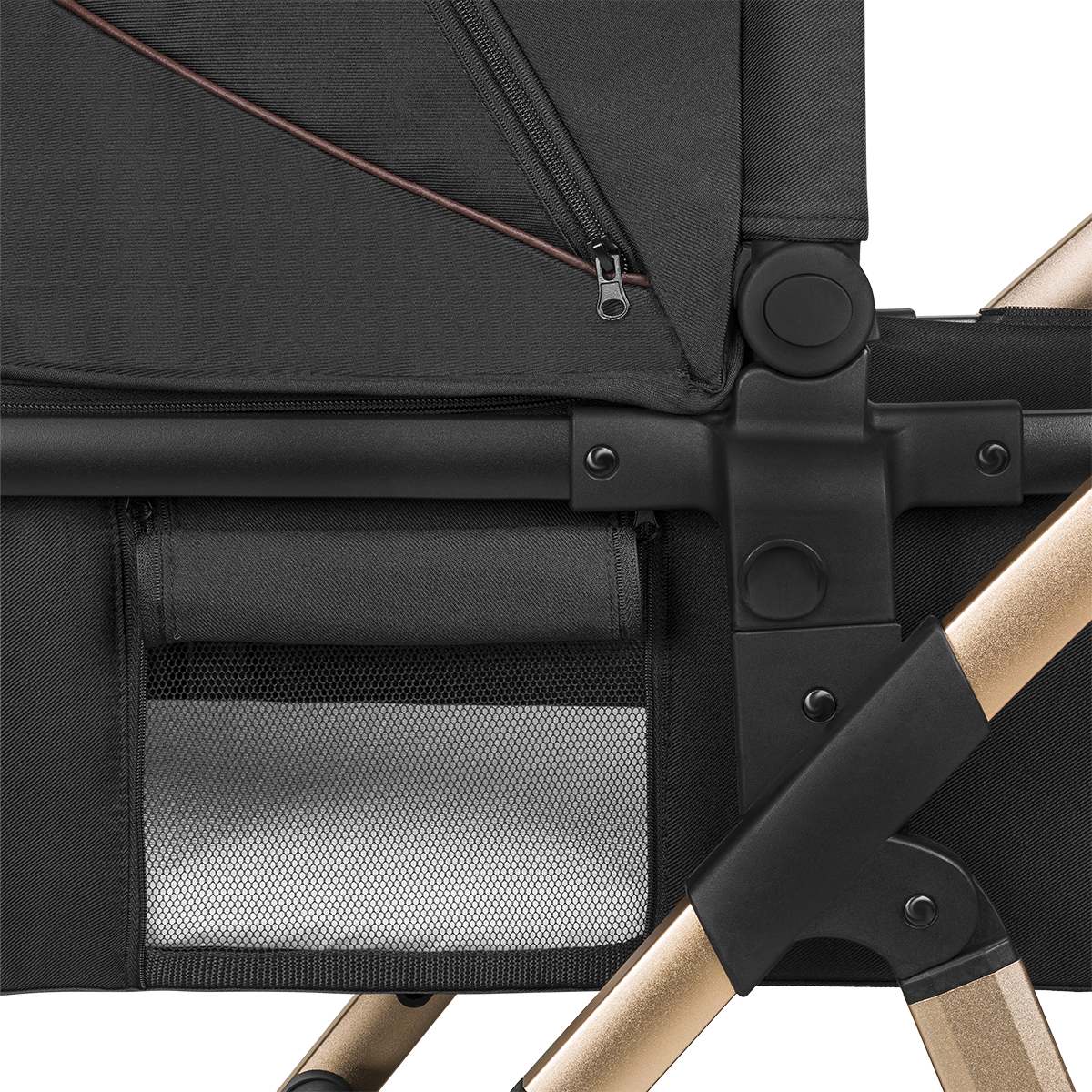 3-in-1 stroller product view 9 Lionelo Amber 3-in-1 Black Onyx