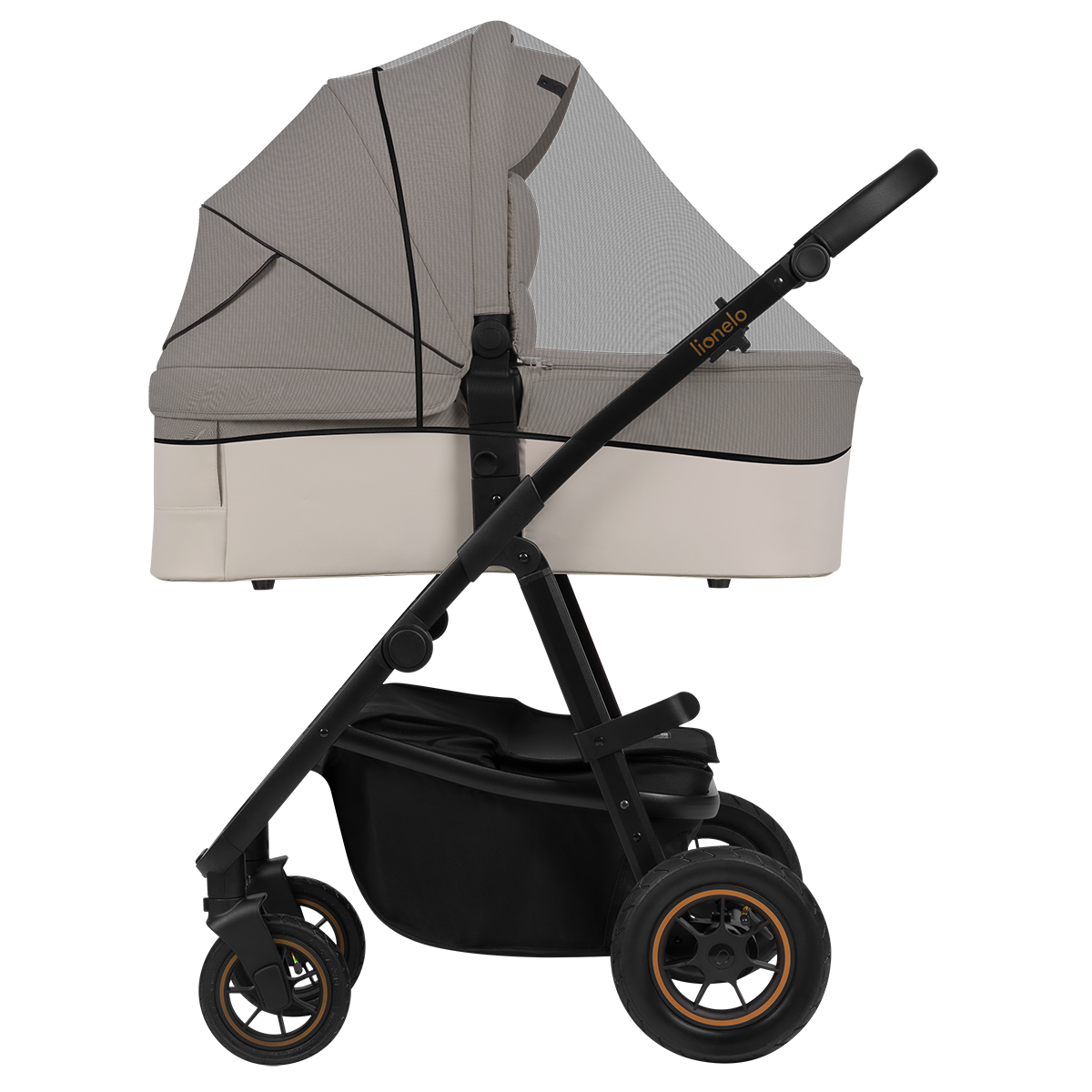 3-in-1 stroller product view 7 Lionelo Amber Plus 3-in-1 Beige Sand