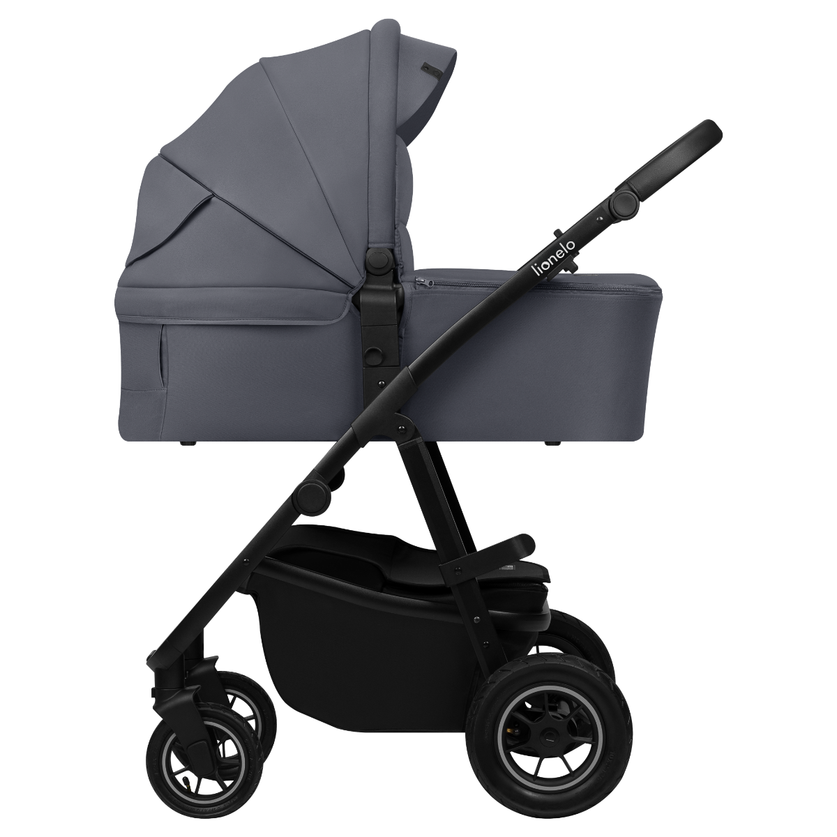 3-in-1 stroller product view 4 Lionelo Amber Plus 3-in-1 Grey Graphite