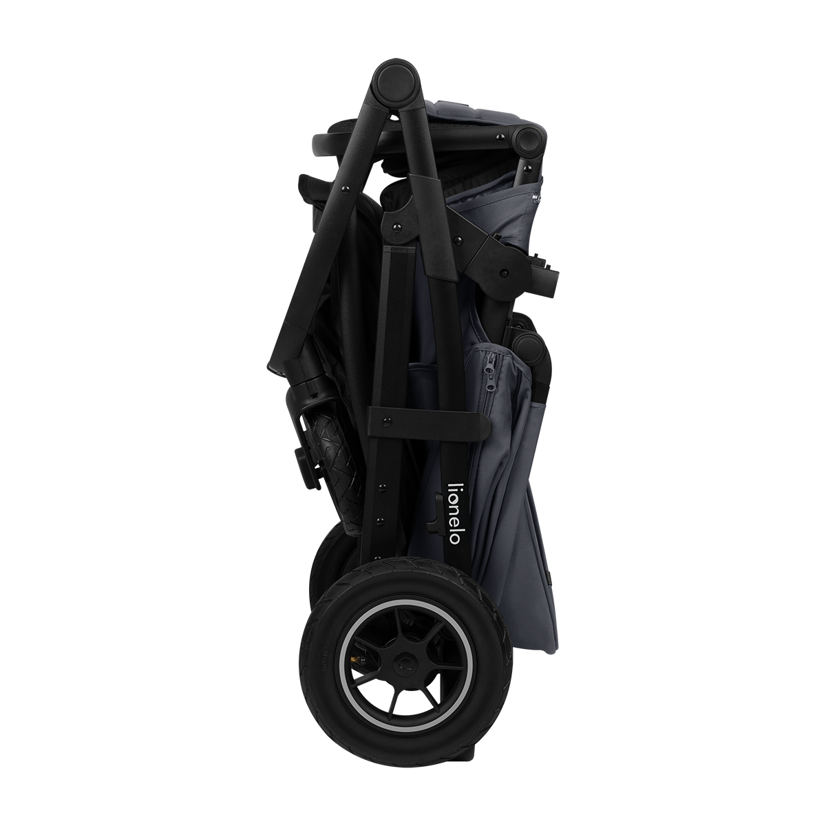 3-in-1 stroller product view 8 Lionelo Amber Plus 3-in-1 Grey Graphite