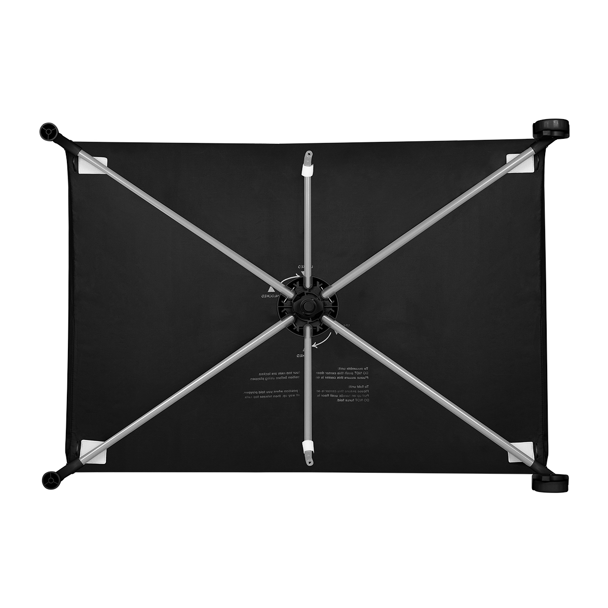 baby cot product view 6 Lionelo Amelie Black Carbon