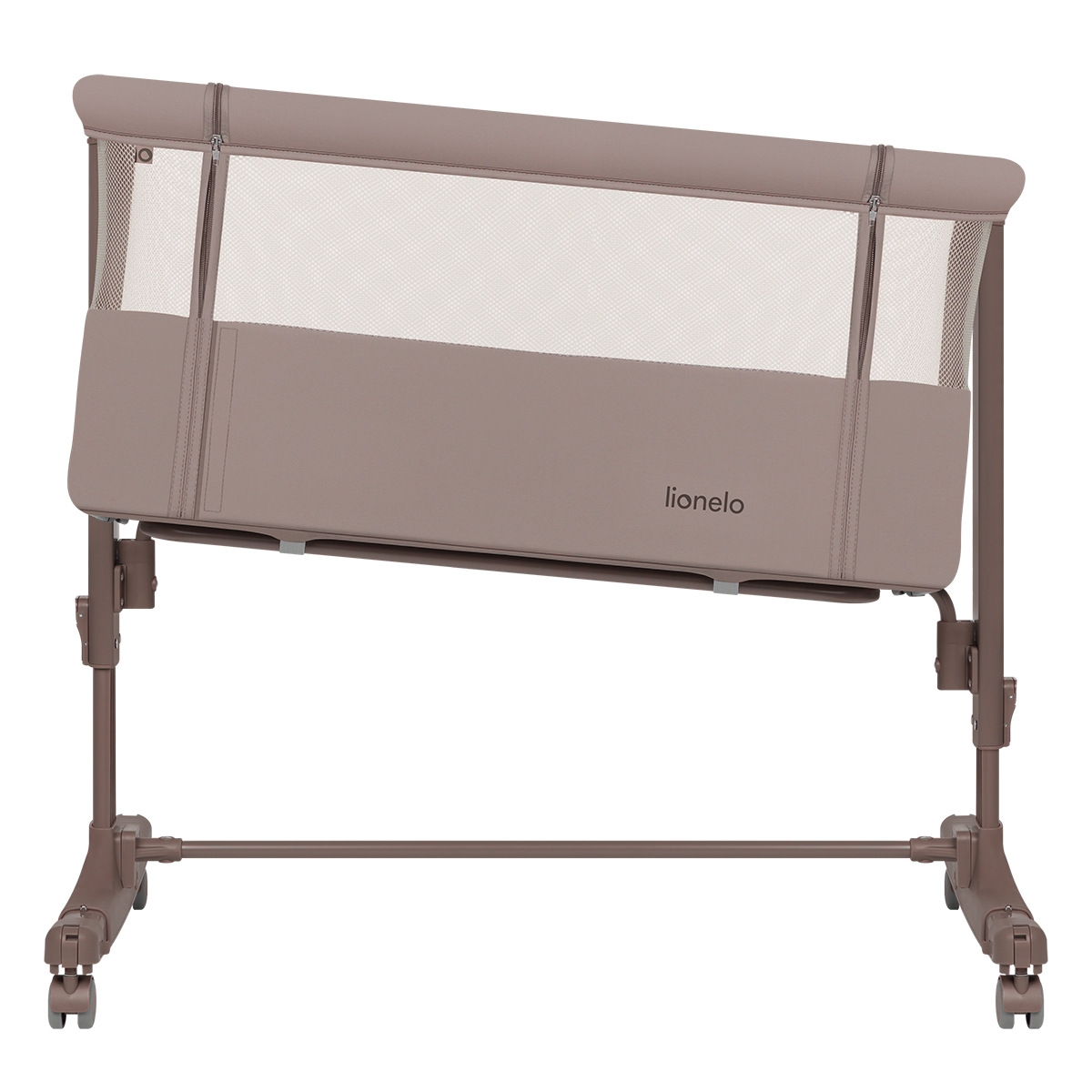 bedside crib product view 4 Lionelo Aurora Beige Taupe
