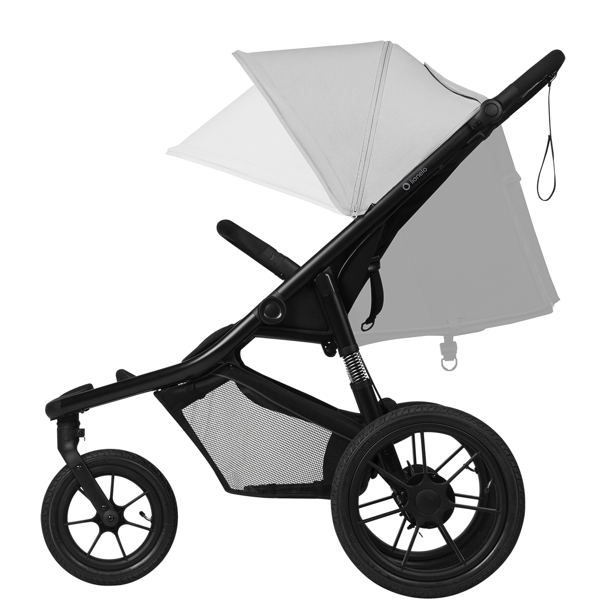 baby stroller product view 3 Lionelo Azura Grey Stone