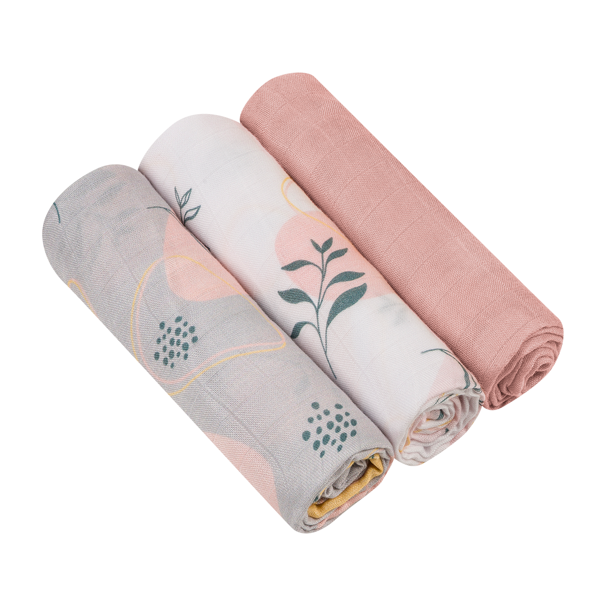 burp cloth set product view 7 Lionelo Bamboo Set Leaf