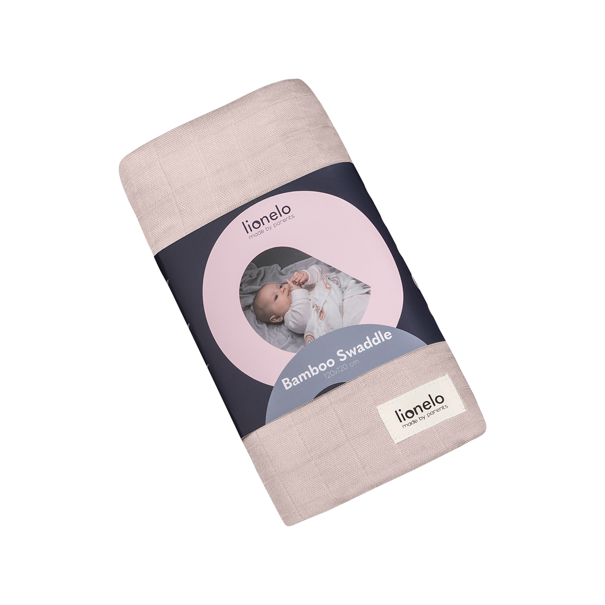baby swaddle Lionelo Bamboo Swaddle Beige Sand
