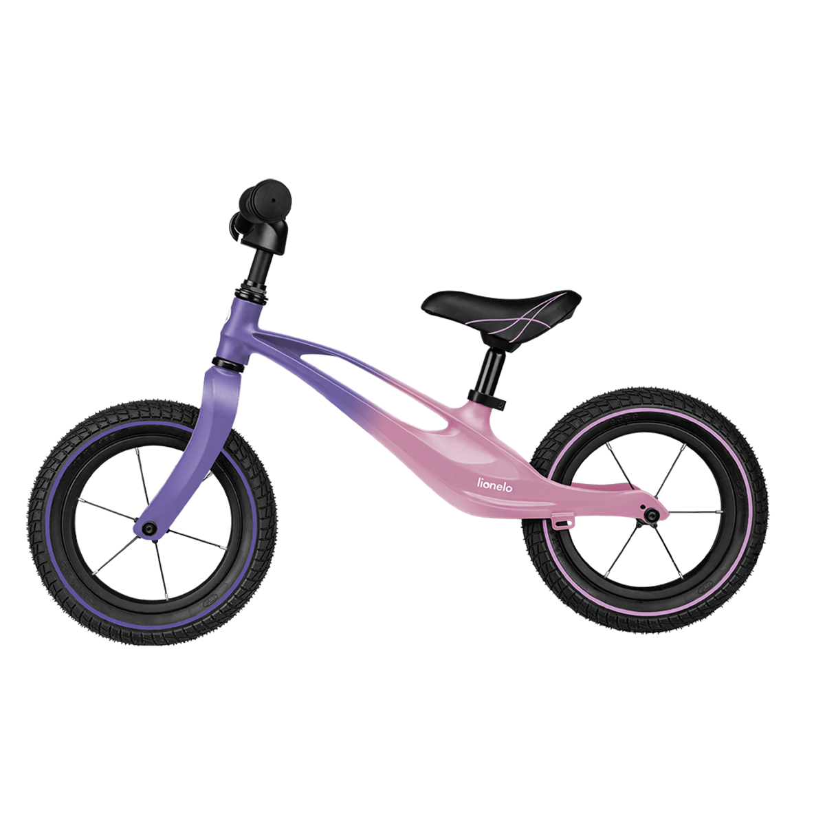 children's bicycle product view 5 Lionelo Bart Air Pink Violet