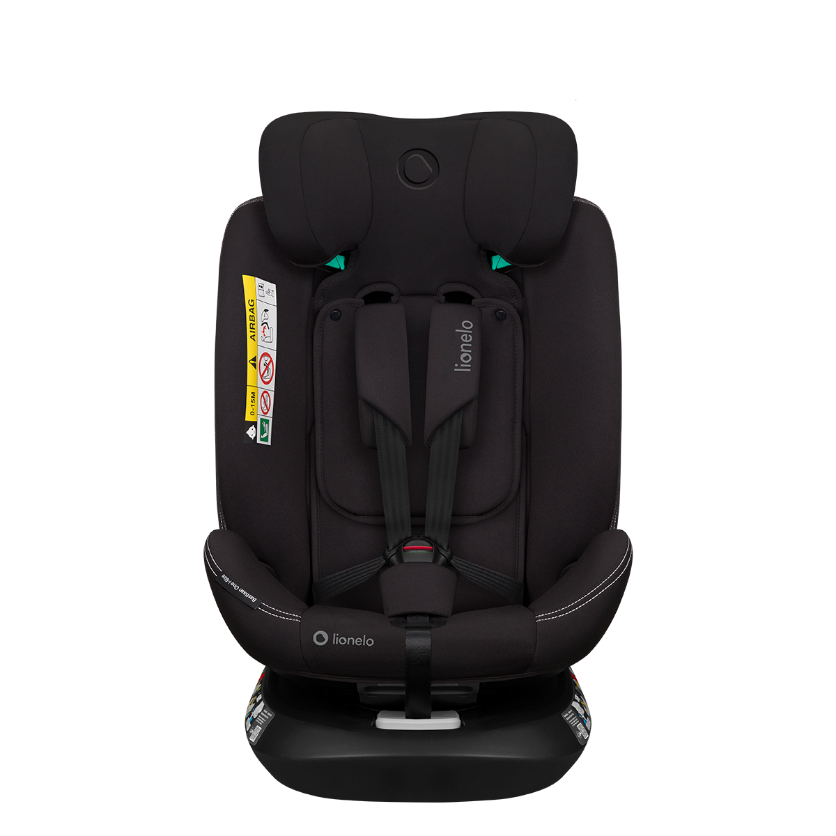 i-Size convertible car seat product view 5 Lionelo Bastiaan One i-Size Black Carbon
