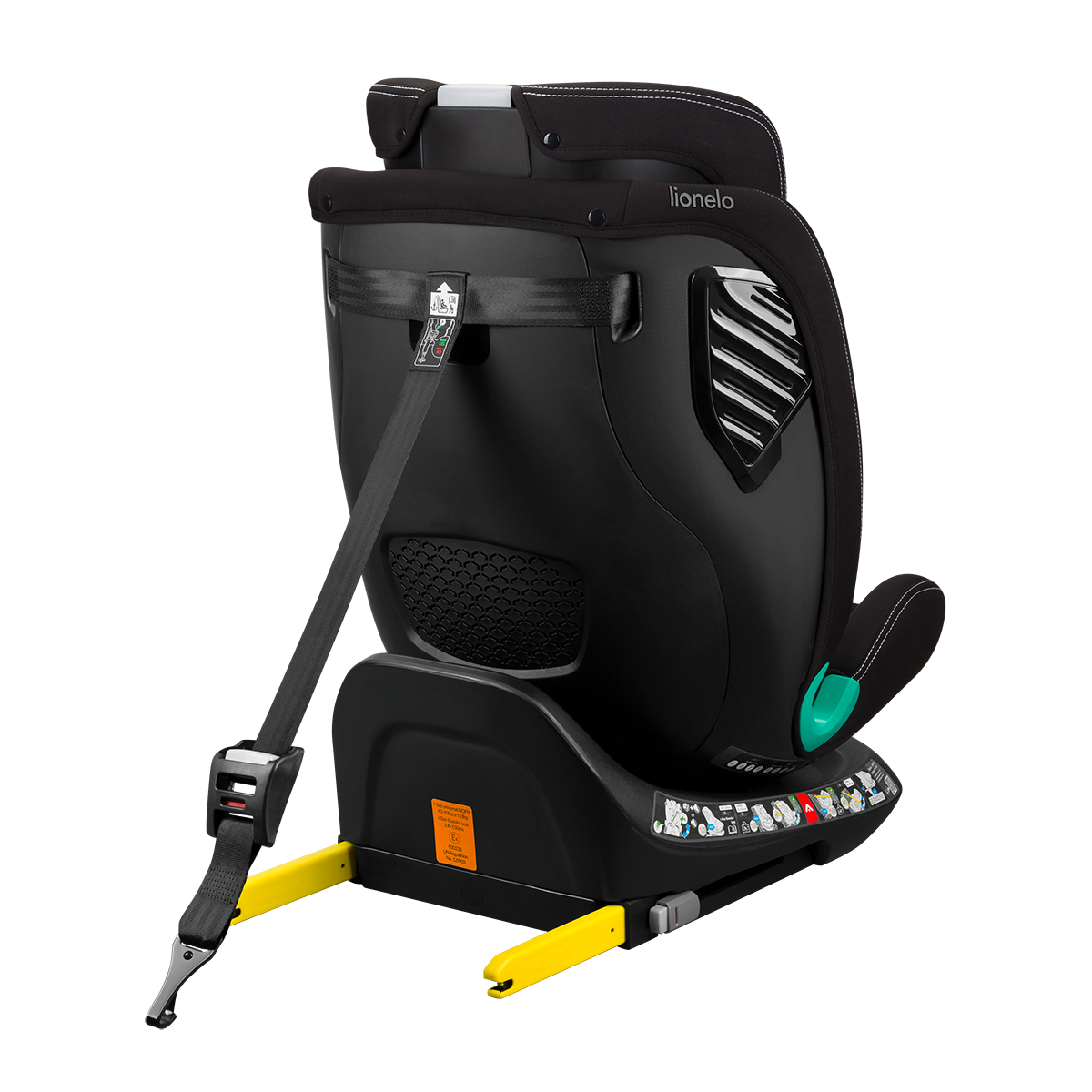i-Size convertible car seat product view 7 Lionelo Bastiaan One i-Size Black Carbon