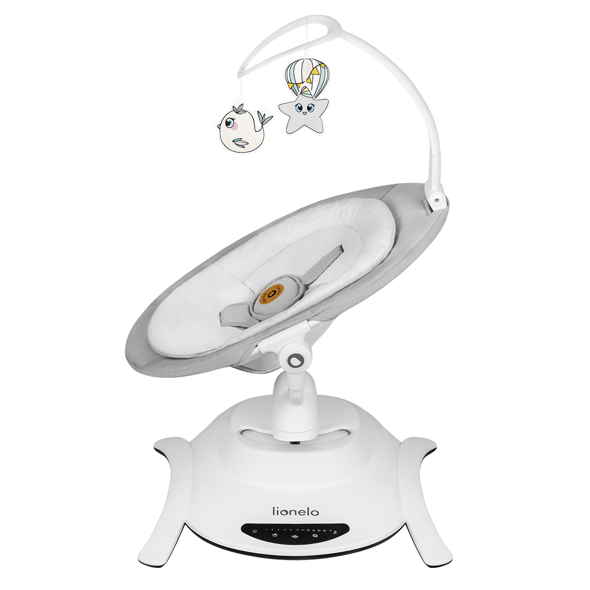 baby bouncer or rocker product view 4 Lionelo Bella Set Grey Concrete