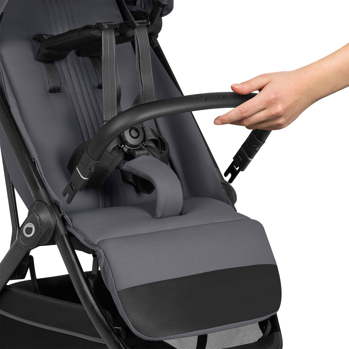baby stroller product view 5 Lionelo Bess Grey Stone