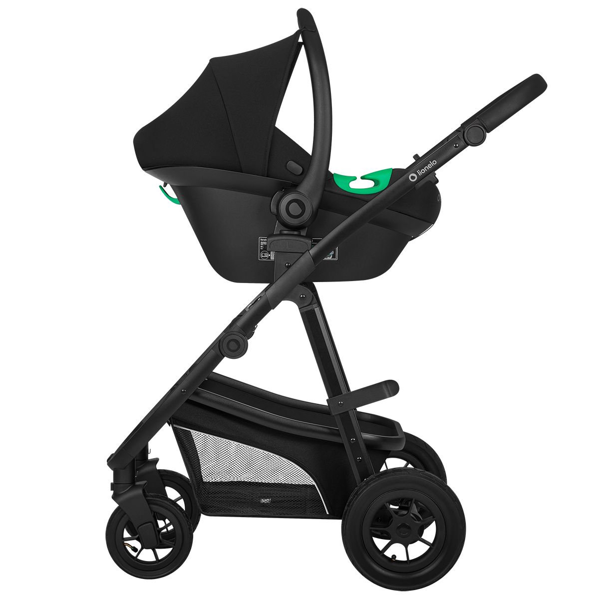 3-in-1 stroller product view 4 Lionelo Bianka 3-in-1 Black Onyx