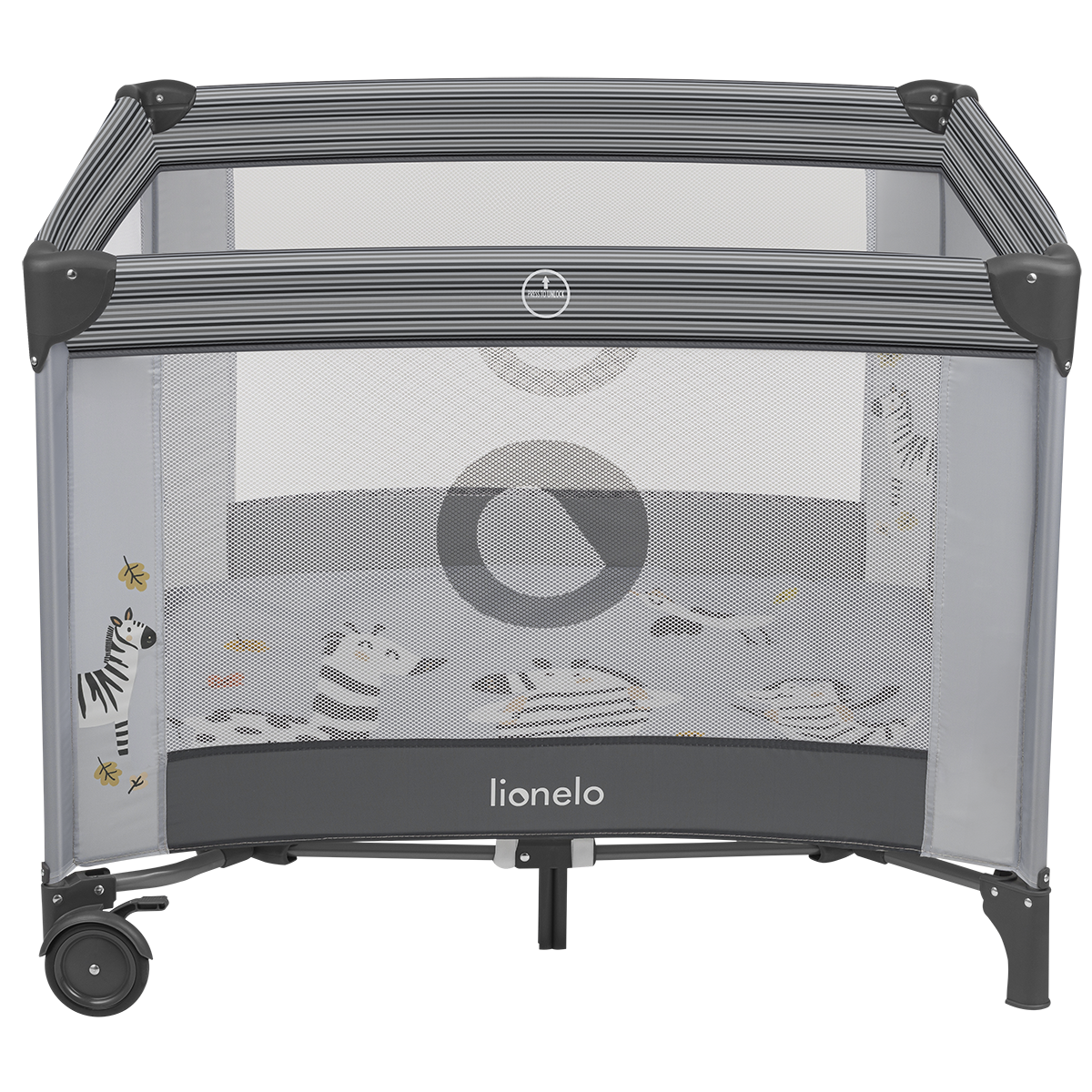baby playpen Lionelo Bonnie Grey Stone