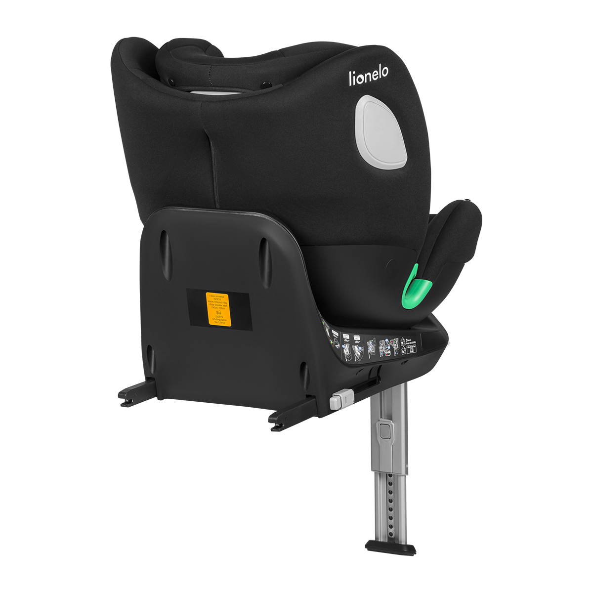 i-Size convertible car seat product view 5 Lionelo Braam i-Size Black Carbon