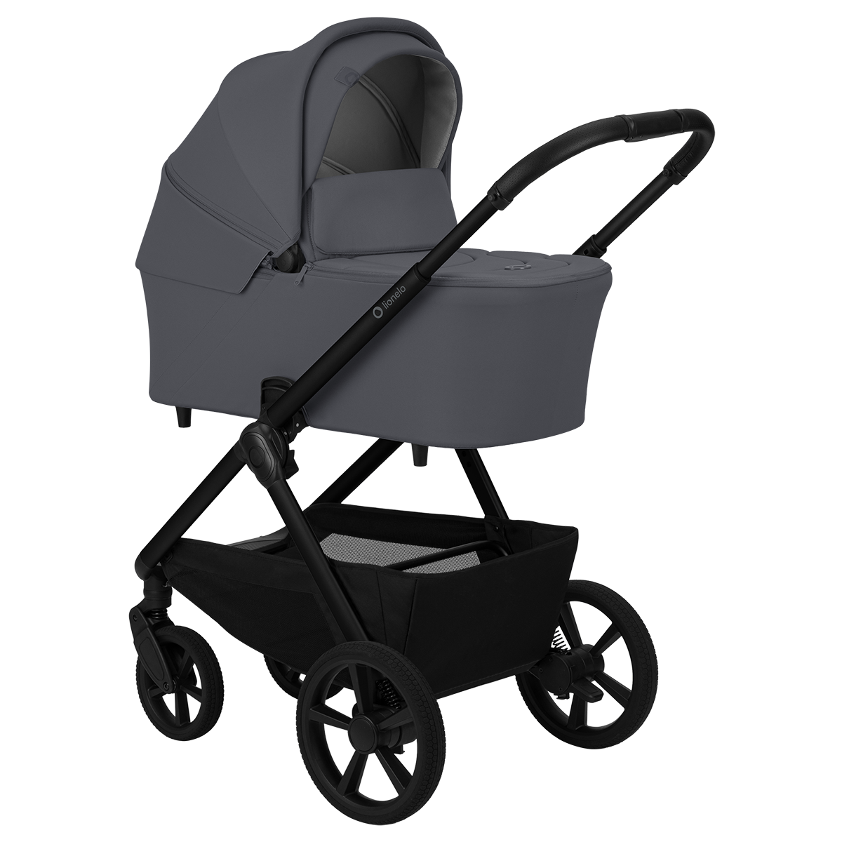 2-in-1 stroller with carrycot and stroller seat Lionelo Carmine 2-in-1 Grey Stone