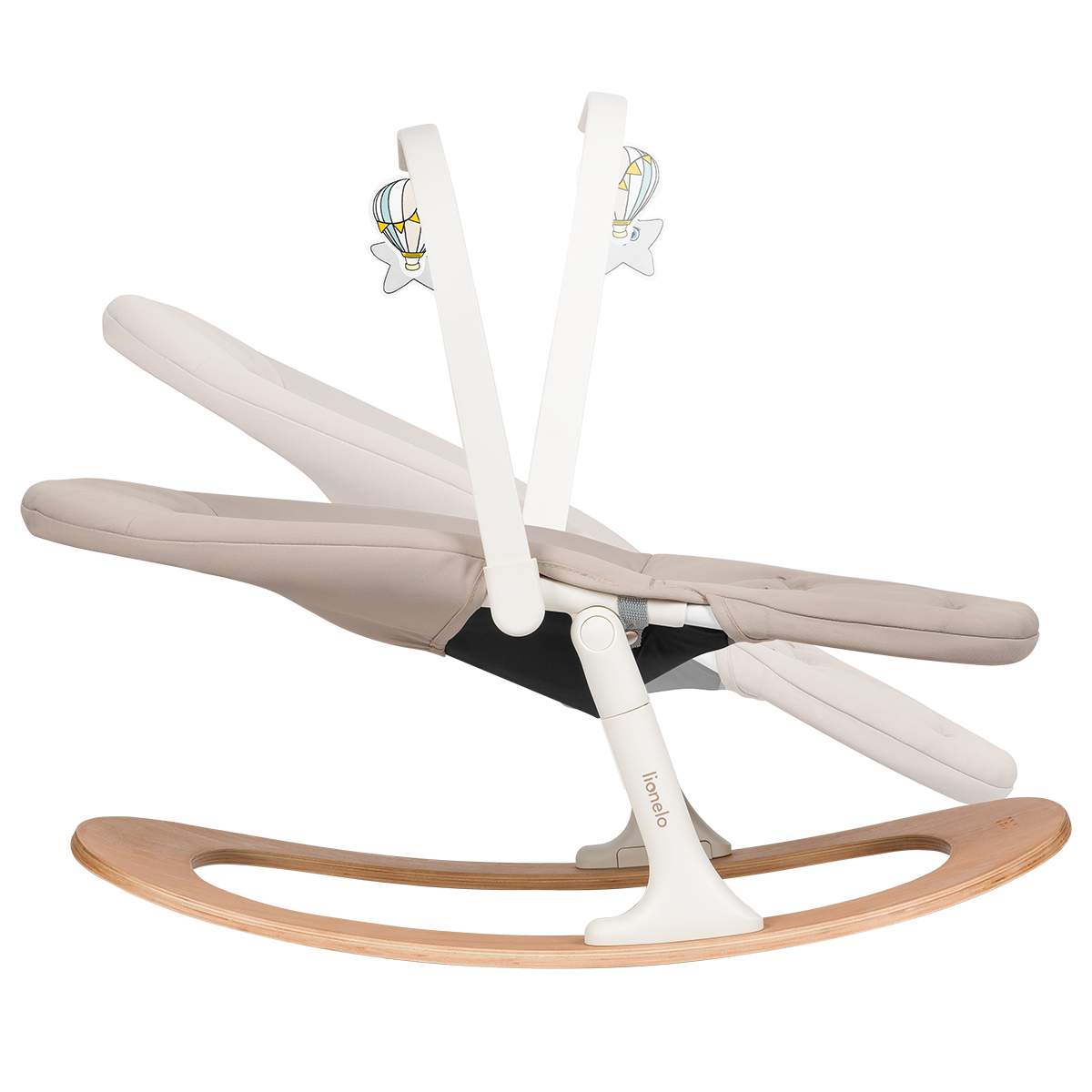 baby bouncer or rocker product view 5 Lionelo Celia Rocker Natural Wood