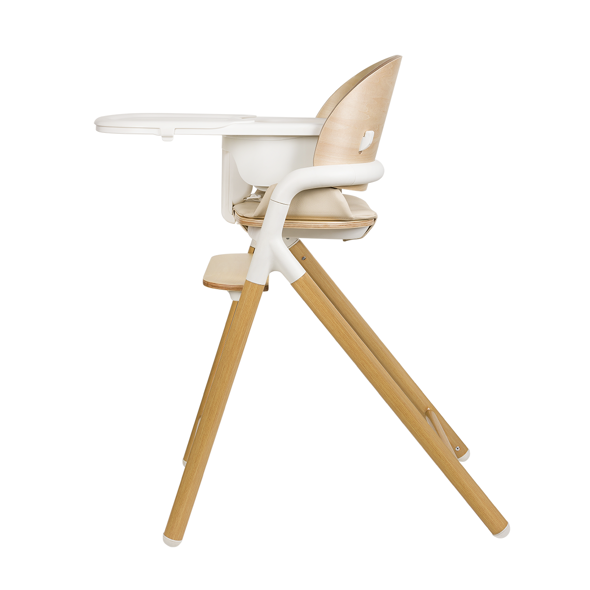 high chair Lionelo Celia White Natural Wood