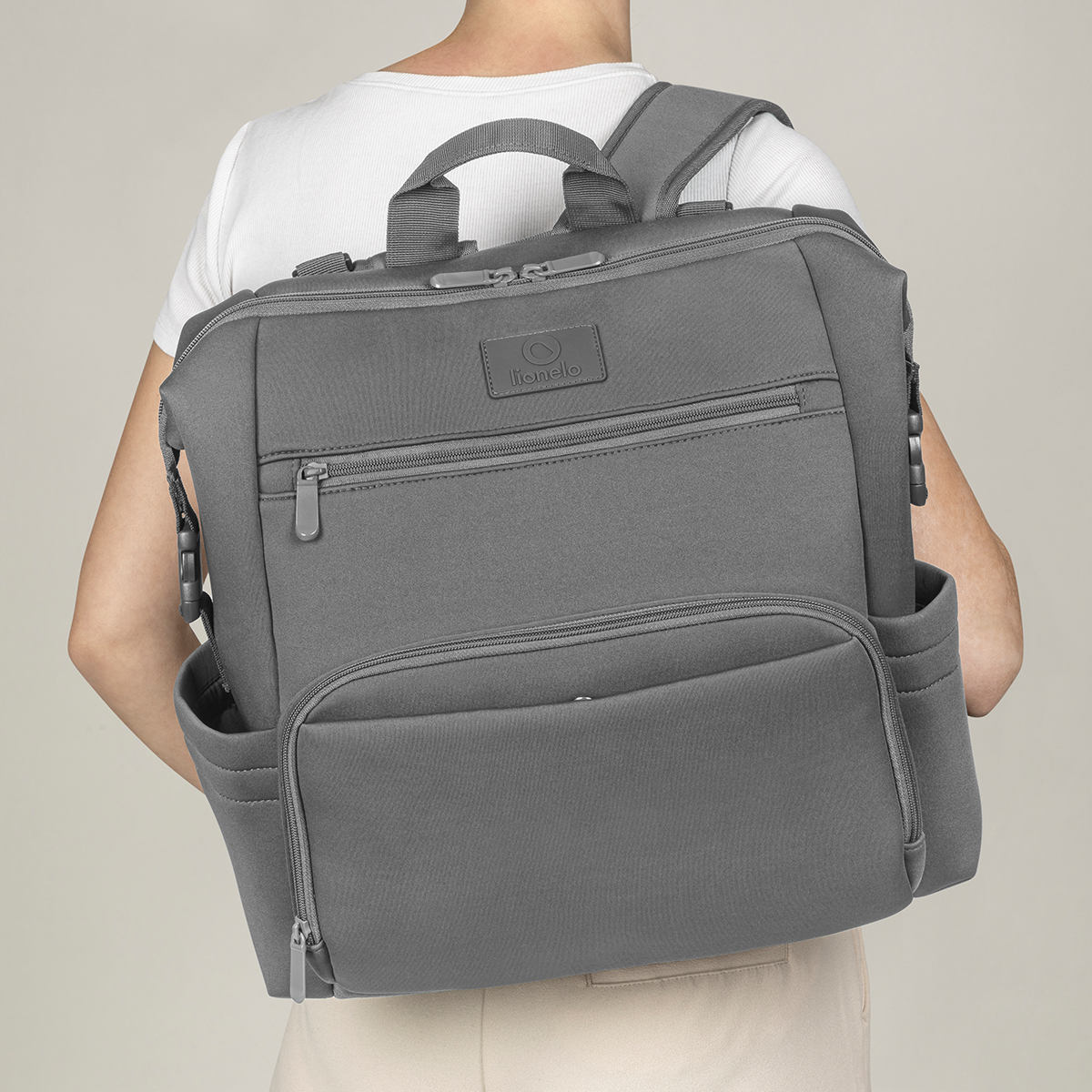 stroller travel bag product view 2 Lionelo Cube Grey Stone