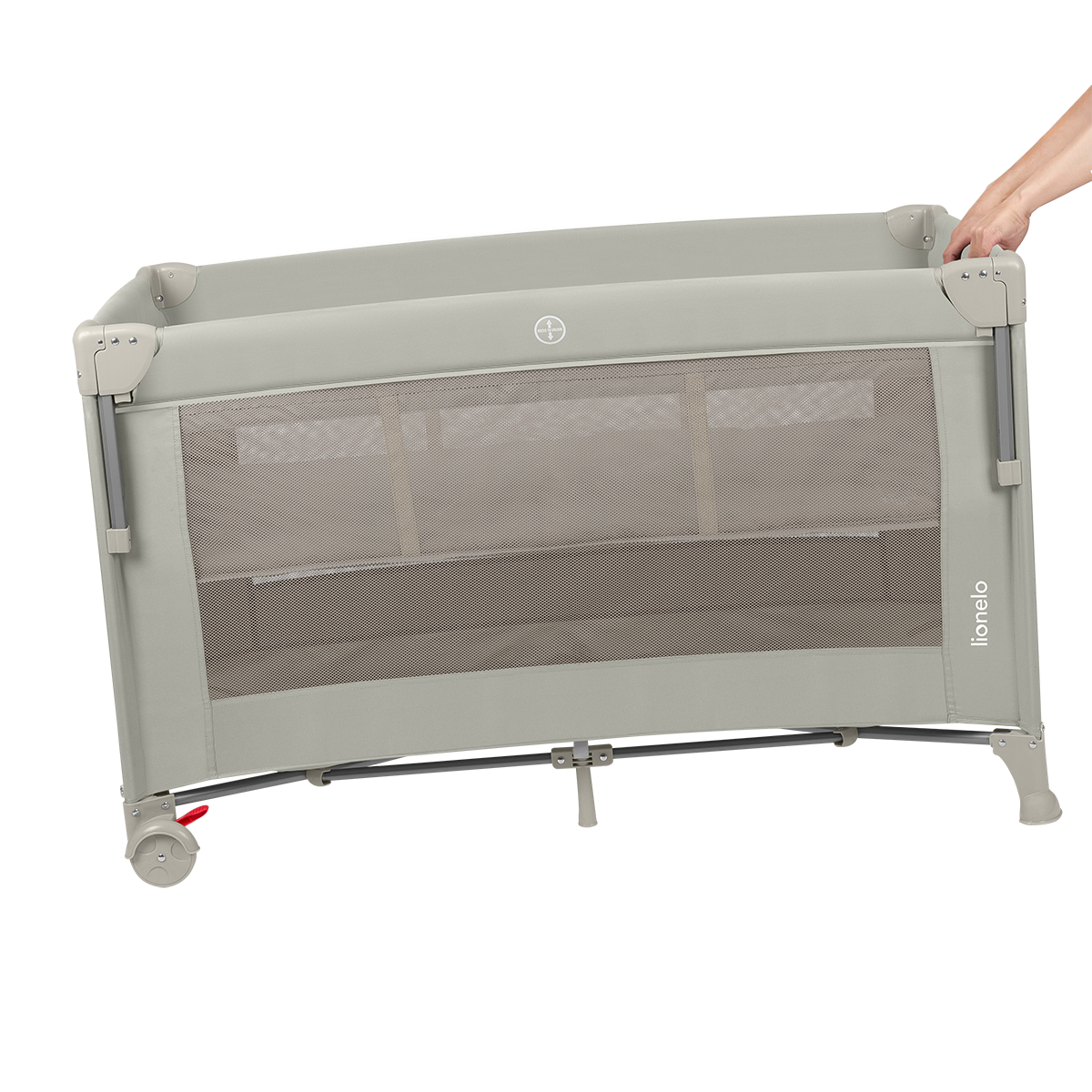 bedside crib product view 3 Lionelo Ellen Beige Sand