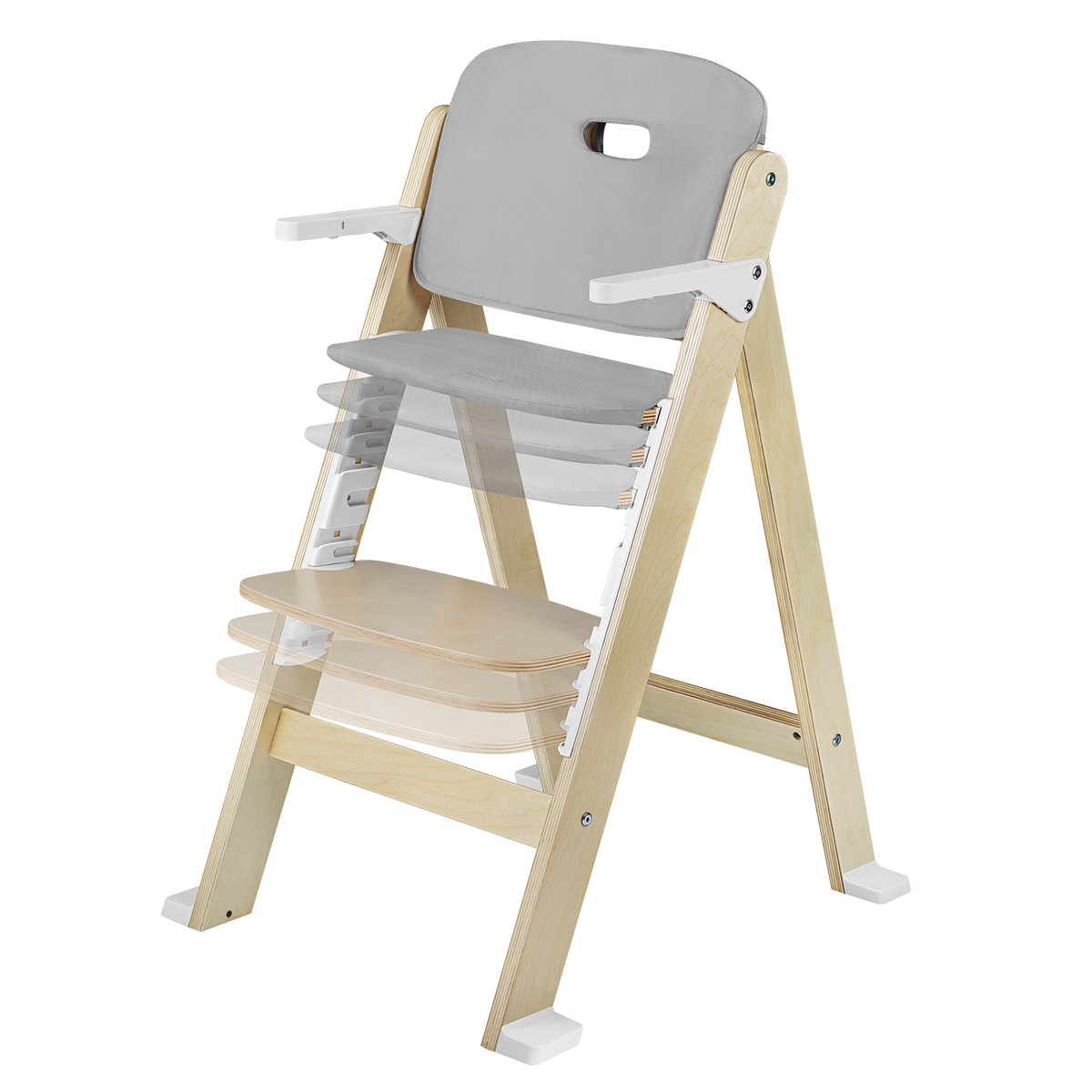 high chair product view 5 Lionelo Floris White Natural