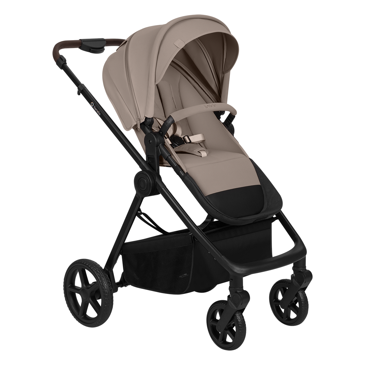 3-in-1 stroller product view 2 Lionelo Greet 3-in-1 Beige Taupe