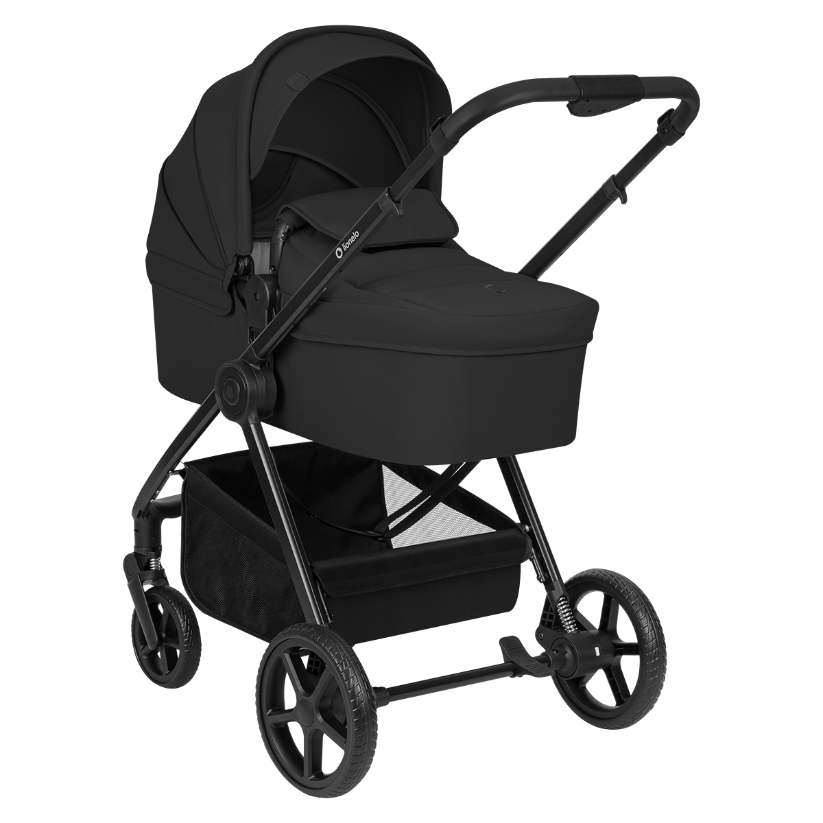 3-in-1 stroller product view 3 Lionelo Greet 3-in-1 Black Onyx