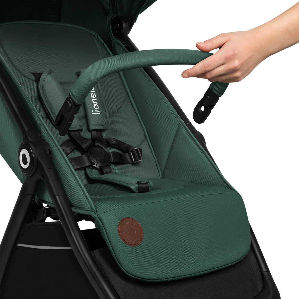 baby stroller product view 6 Lionelo Ingrid Green Emerald