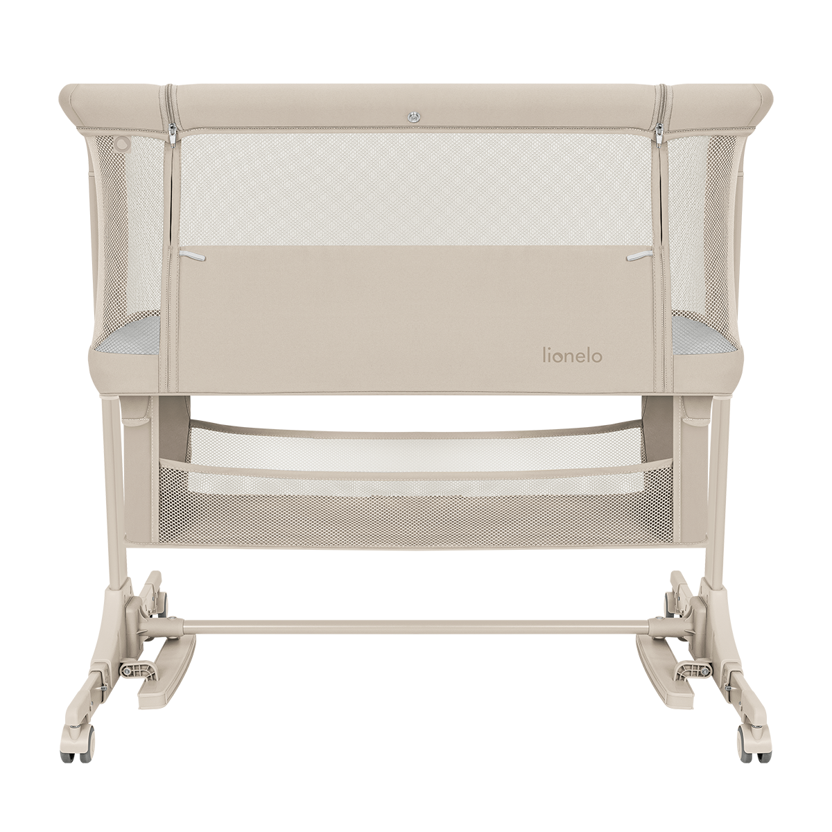 bedside crib product view 6 Lionelo Jodie Beige Cream