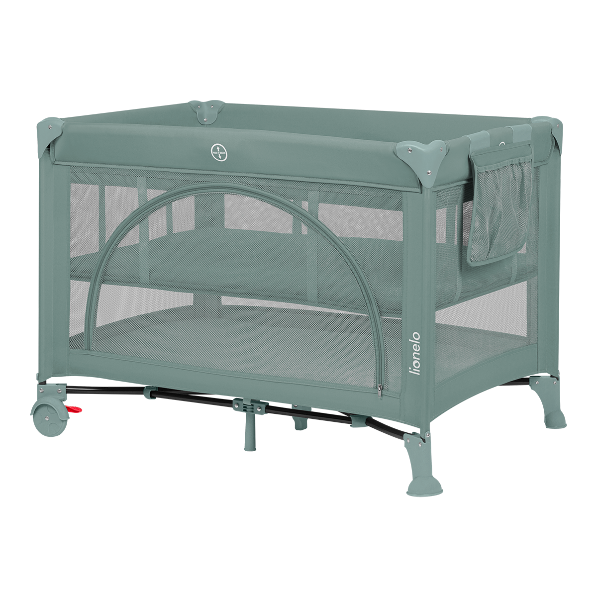 bedside crib product view 6 Lionelo Laura Green Sage