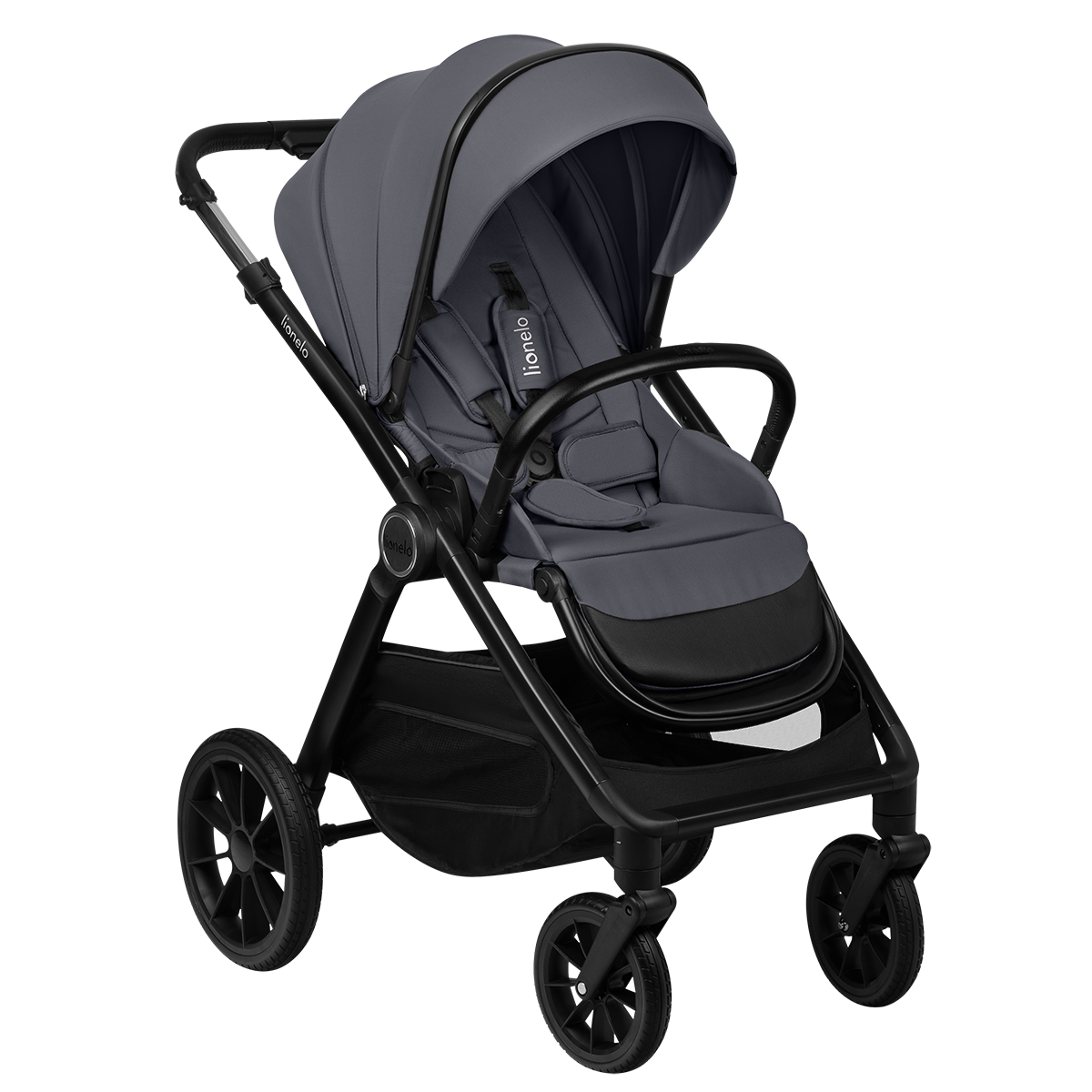 2-in-1 stroller product view 3 Lionelo Layla 2-in-1 Grey Stone