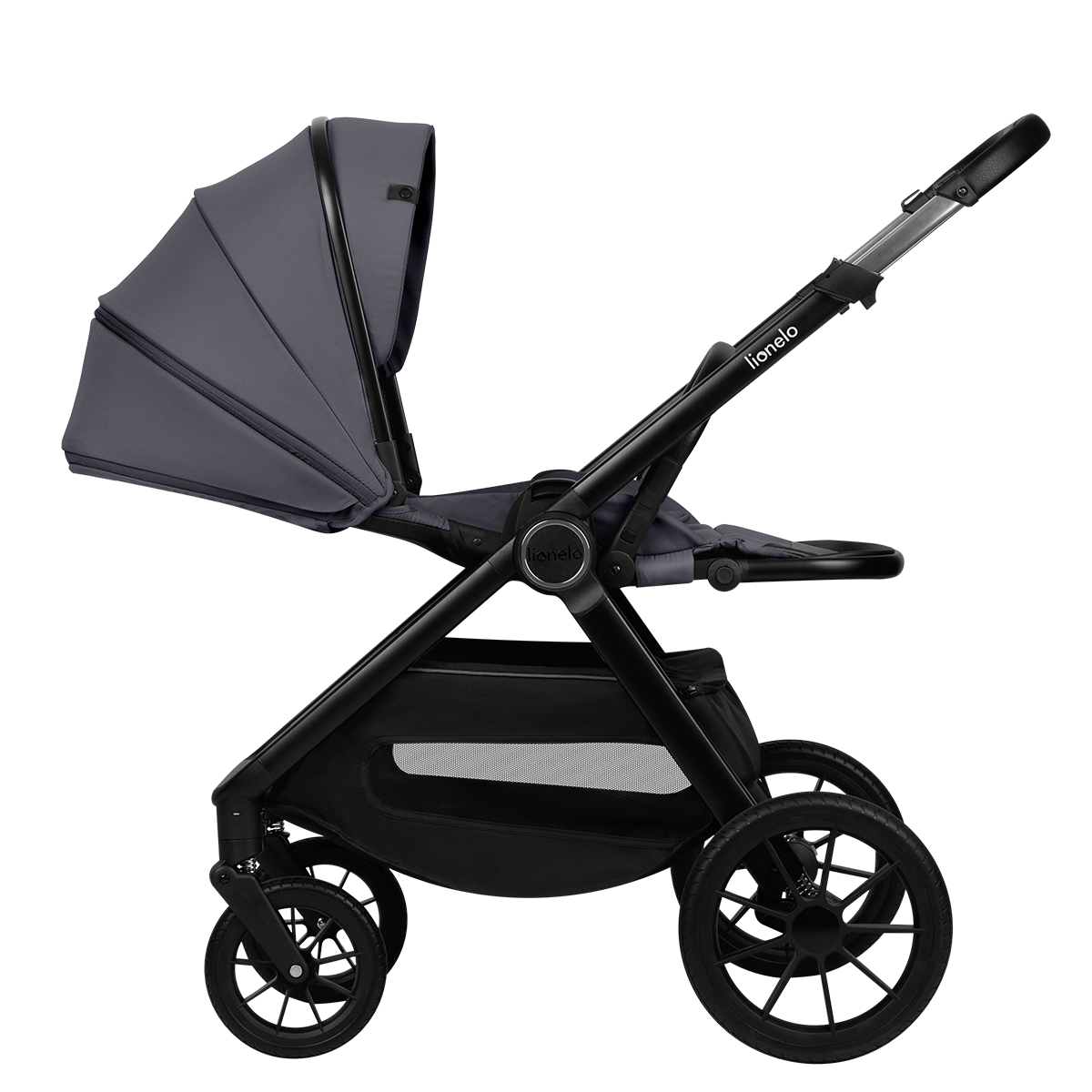 2-in-1 stroller product view 4 Lionelo Layla 2-in-1 Grey Stone