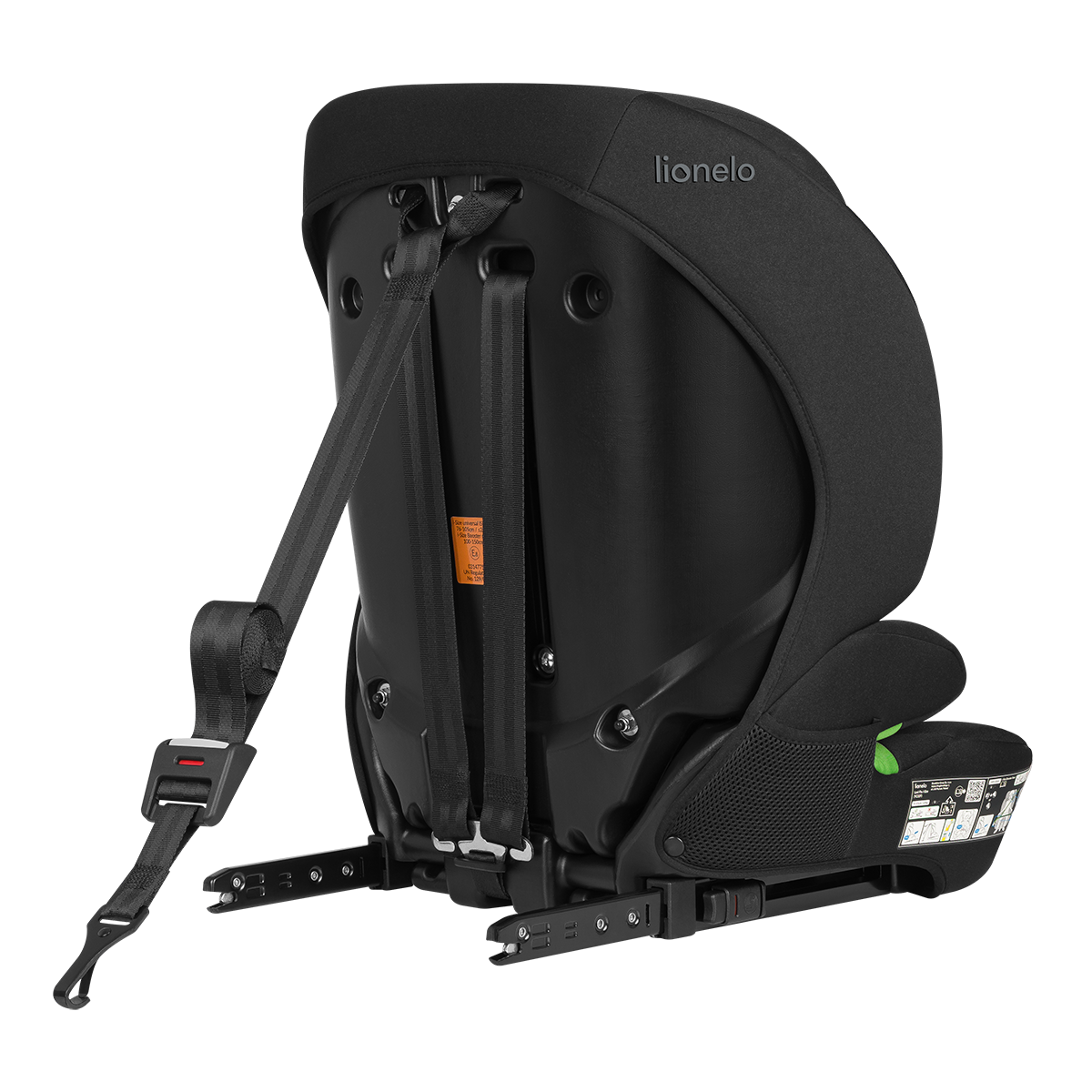 i-Size convertible car seat product view 4 Lionelo Levi Fix i-Size Black Carbon