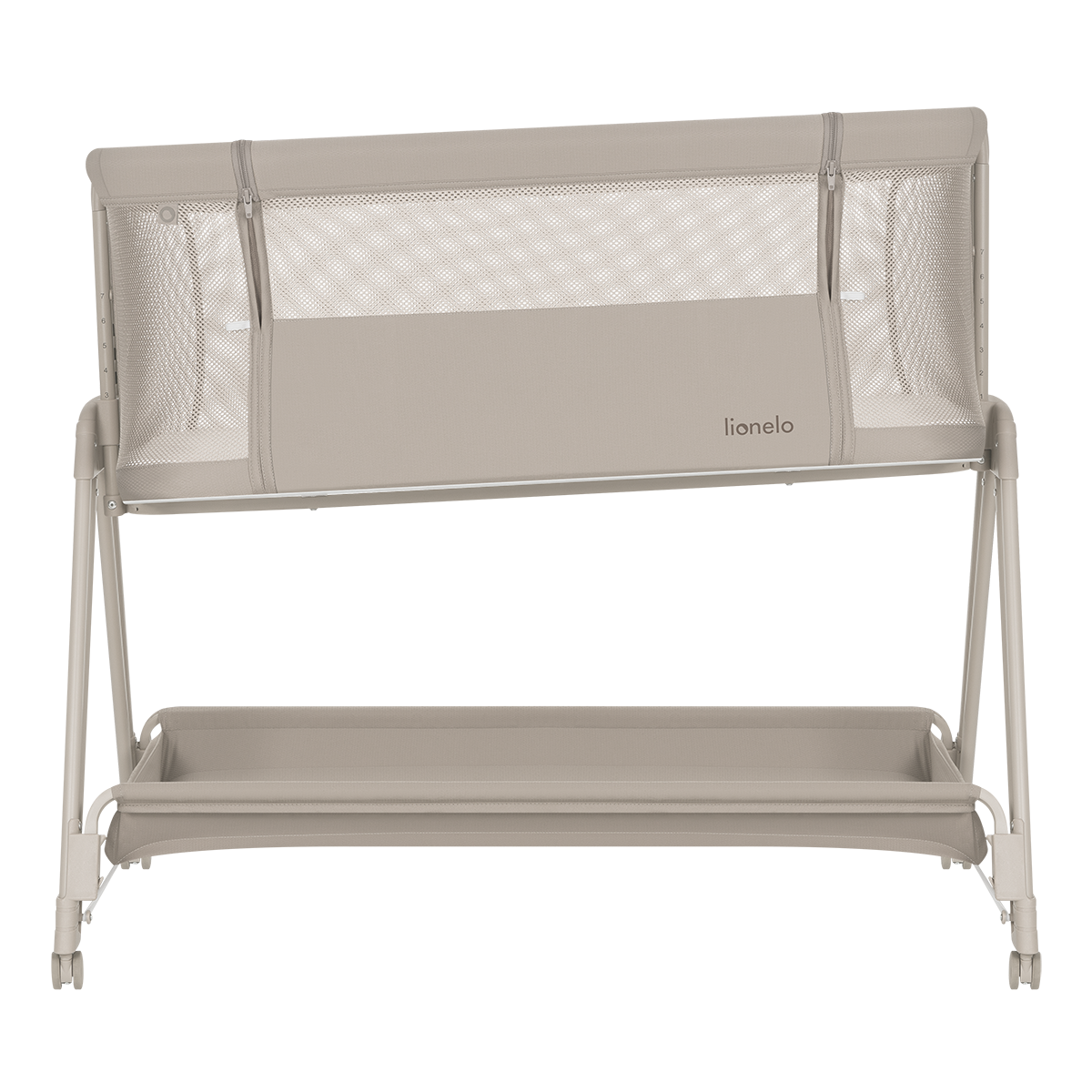 bedside crib product view 4 Lionelo Luna Beige Sand