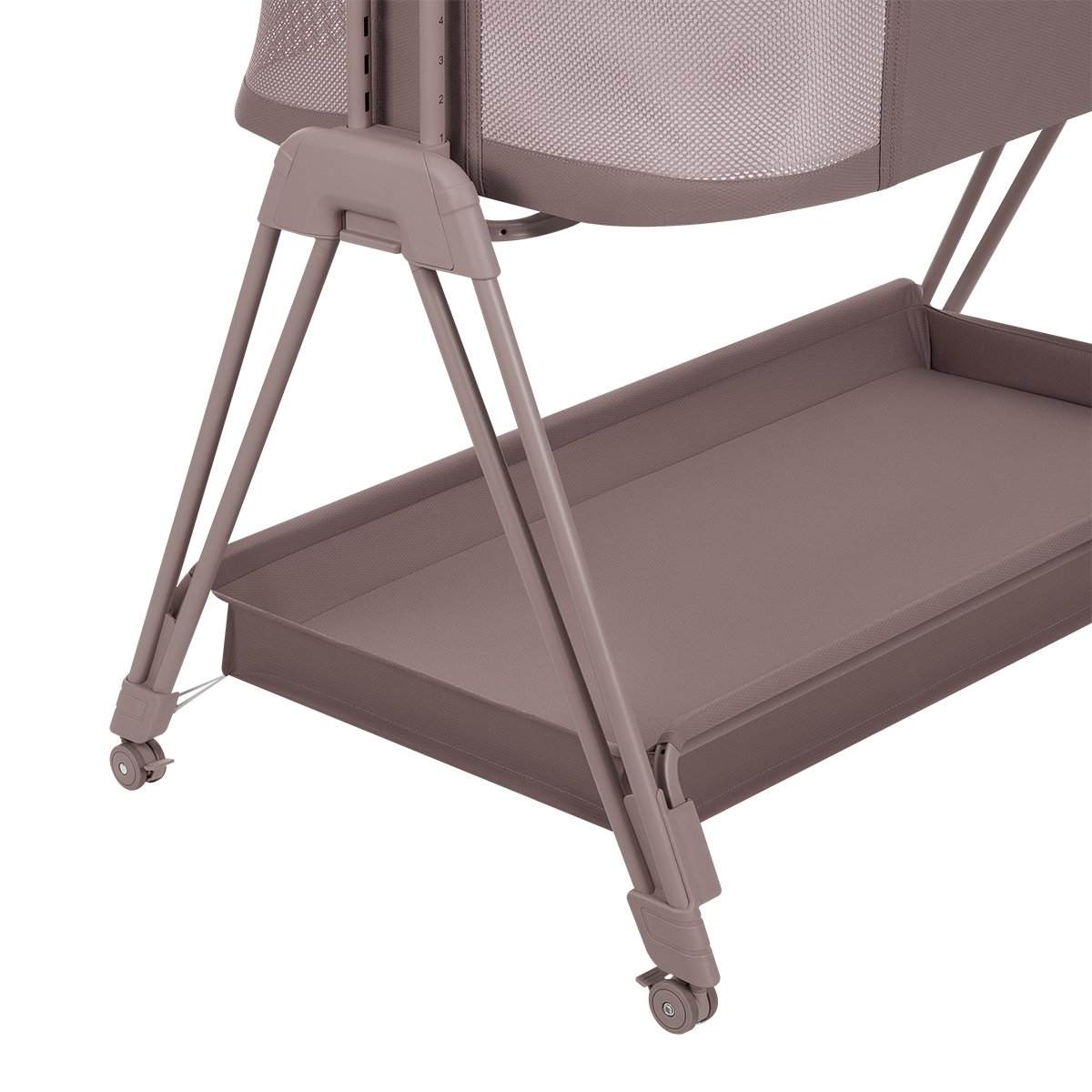 bedside crib product view 6 Lionelo Luna Beige Taupe