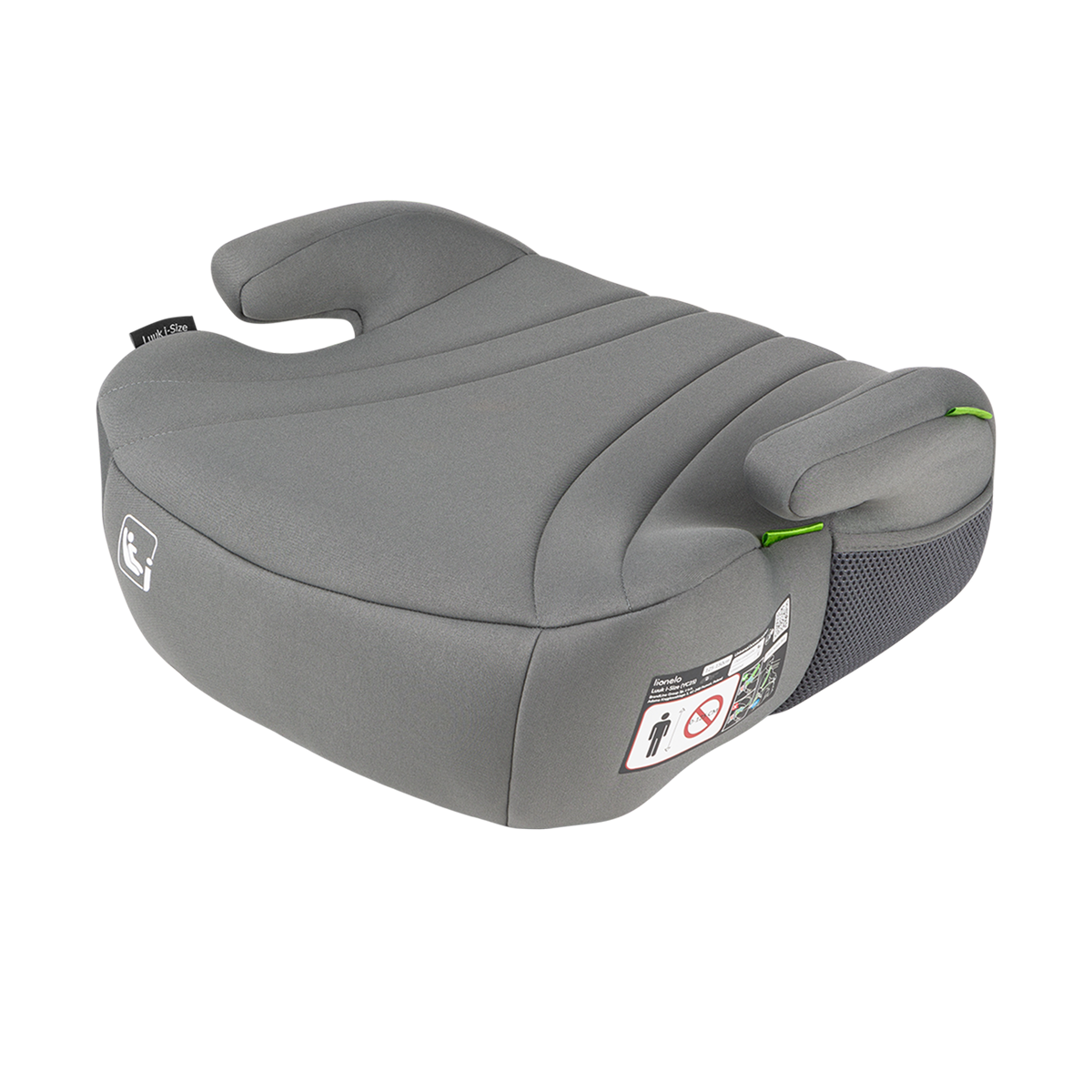 i-Size booster car seat Lionelo Luuk i-Size Grey