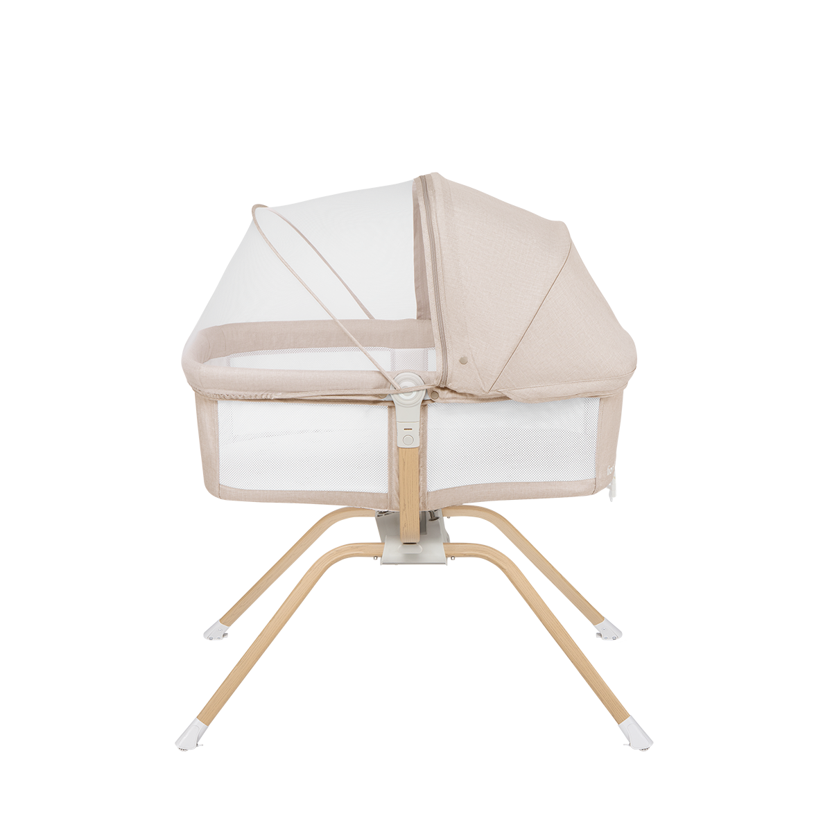 bedside crib Lionelo Malin Evo Beige Natural
