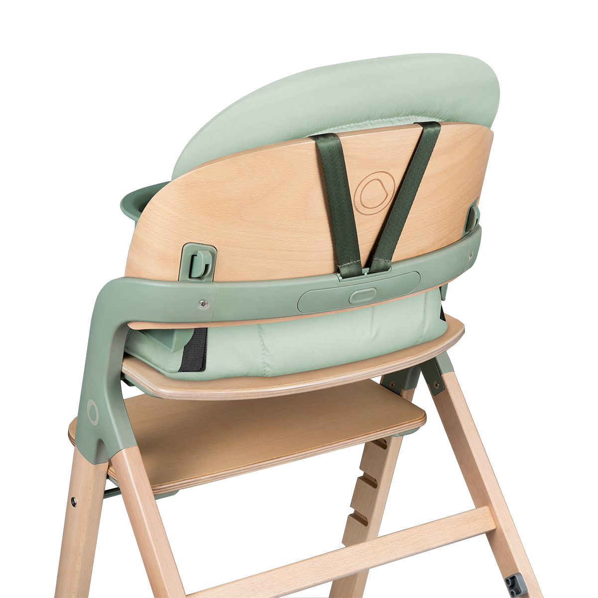 convertible high chair product view 9 Lionelo Megan Green Wood