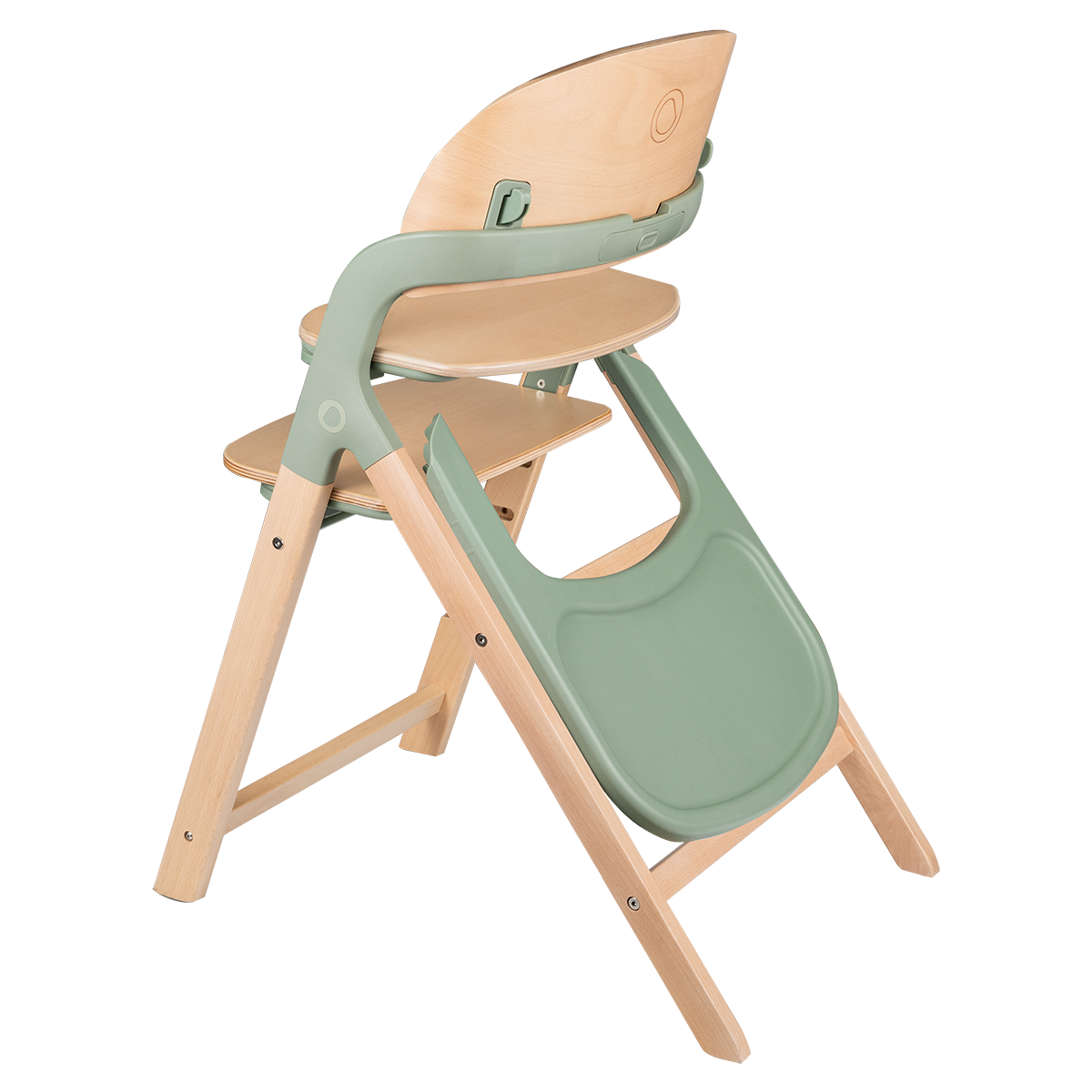 convertible high chair product view 10 Lionelo Megan Green Wood