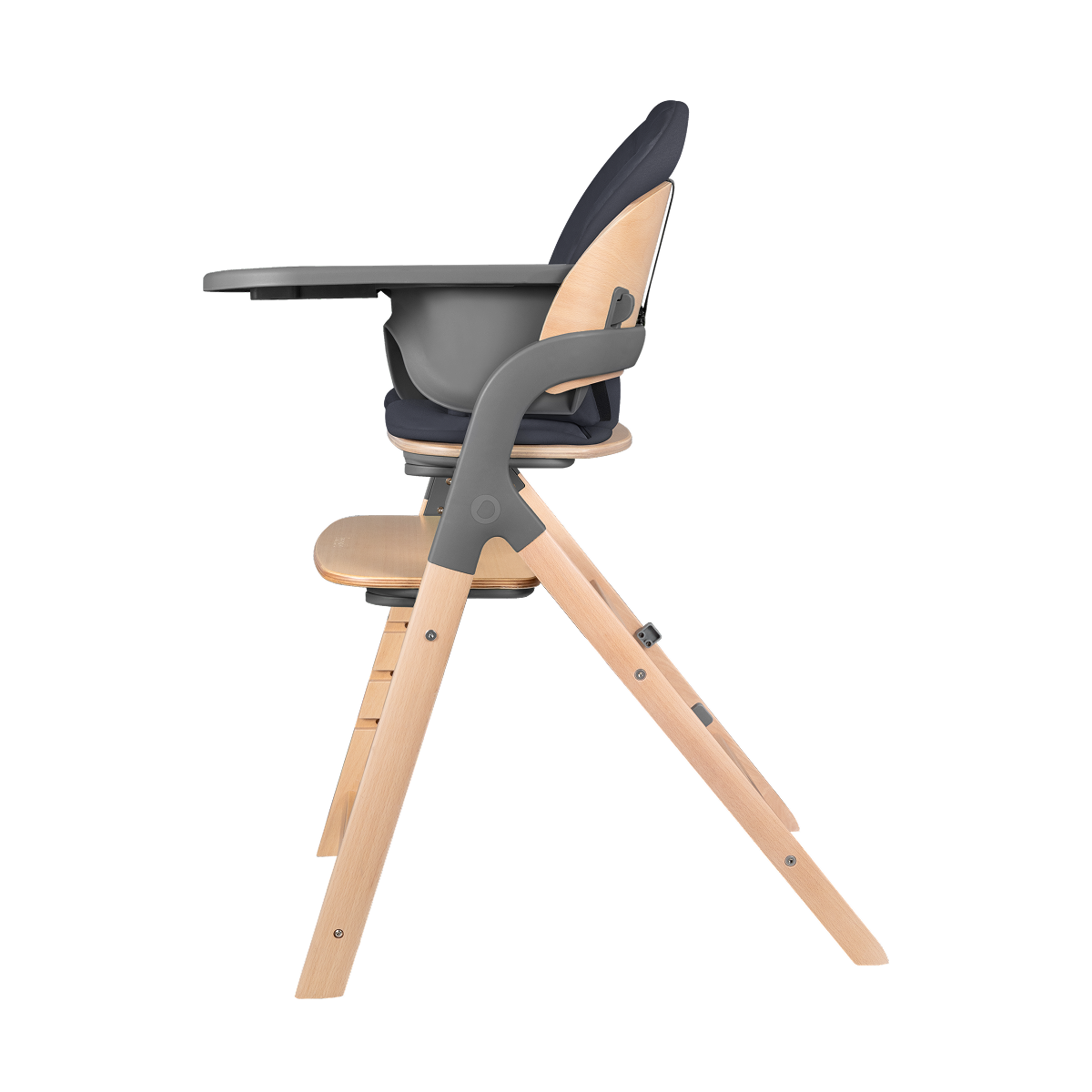 convertible high chair Lionelo Megan Grey Wood