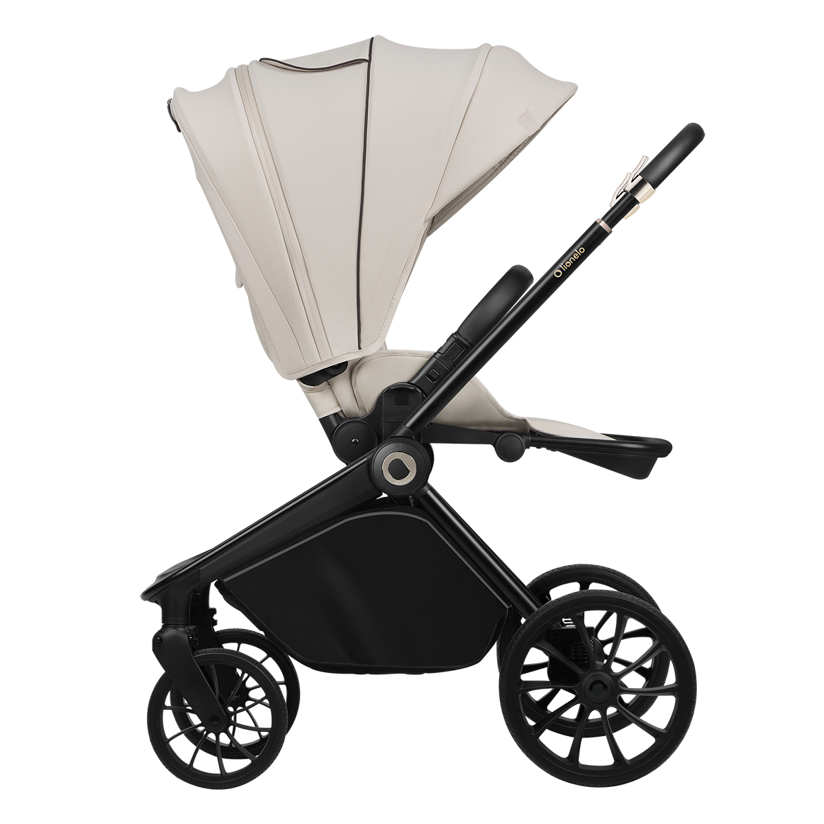 2-in-1 stroller product view 3 Lionelo Mika Plus 2-in-1 Beige Sand