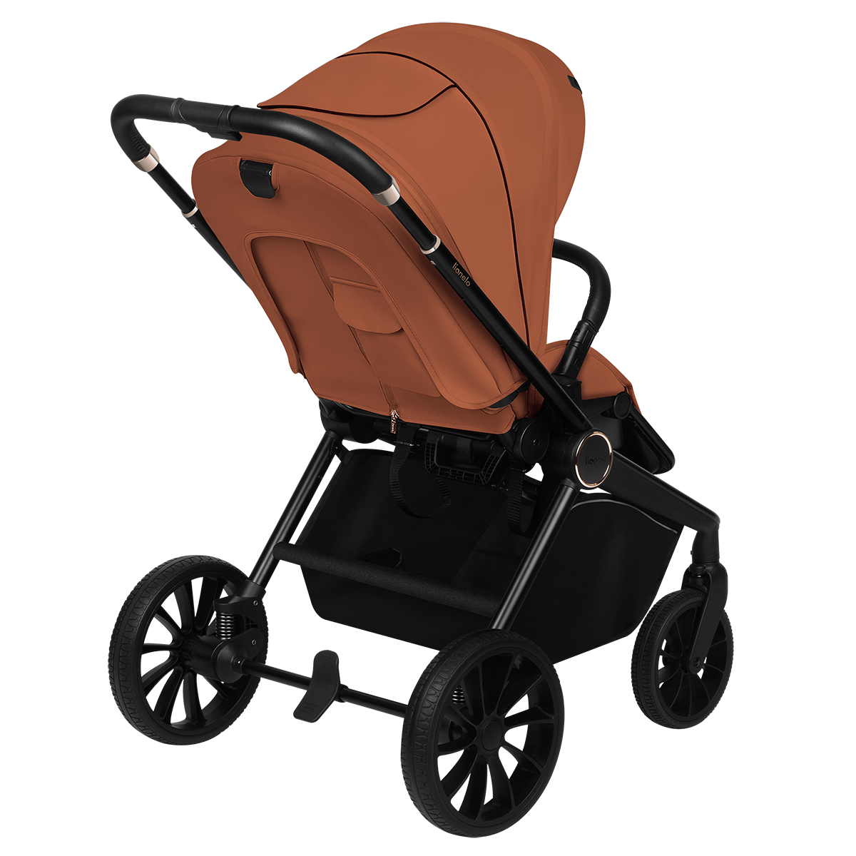 2-in-1 stroller product view 4 Lionelo Mika Plus 2-in-1 Brown Rust