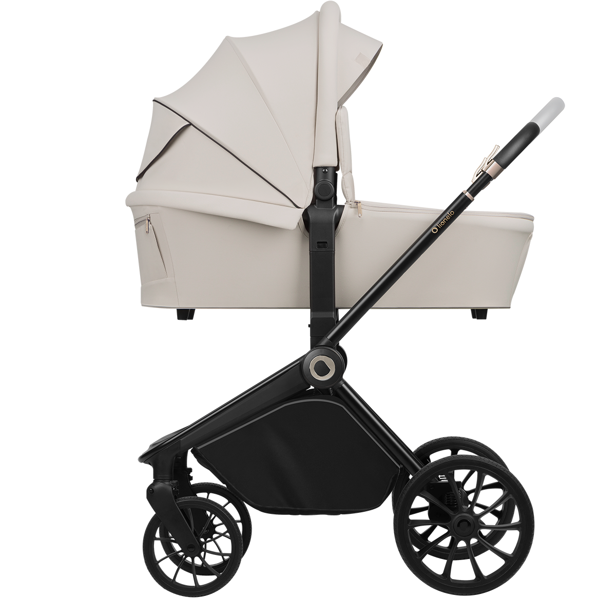3-in-1 stroller product view 4 Lionelo Mika Plus 3-in-1 Beige Sand