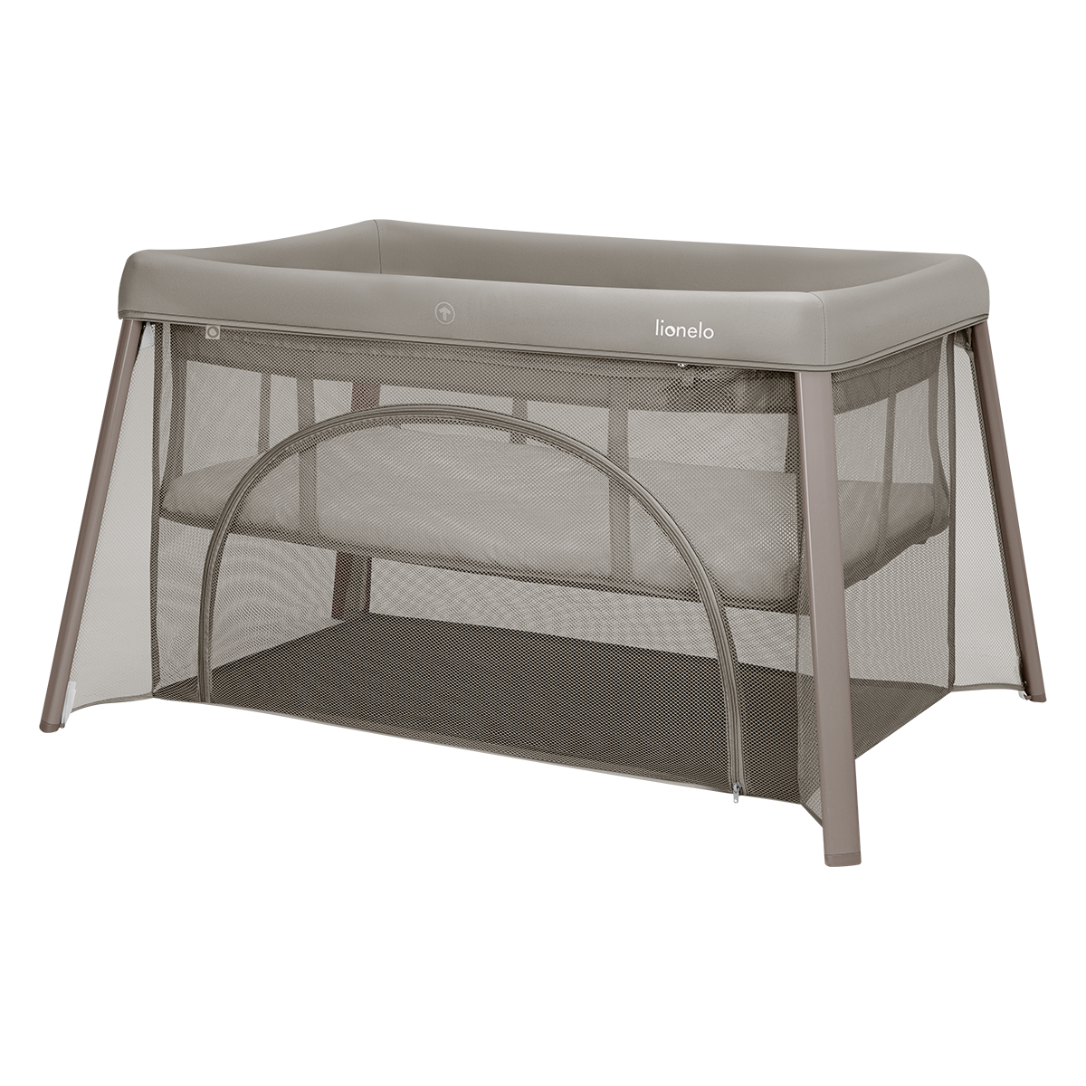 travel cot product view 3 Lionelo Mila Beige Taupe