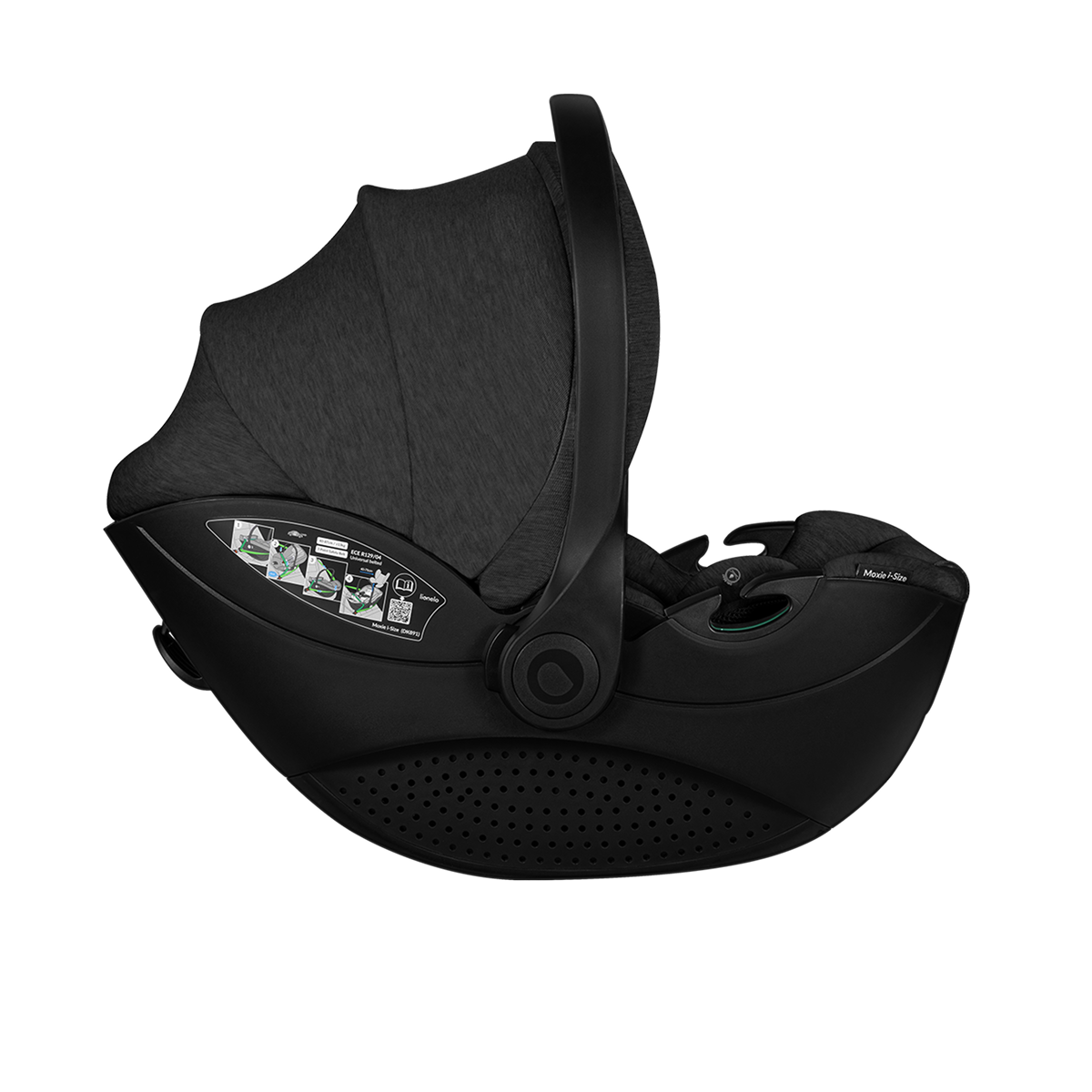 i-Size infant car seat Lionelo Moxie i-Size Black Carbon