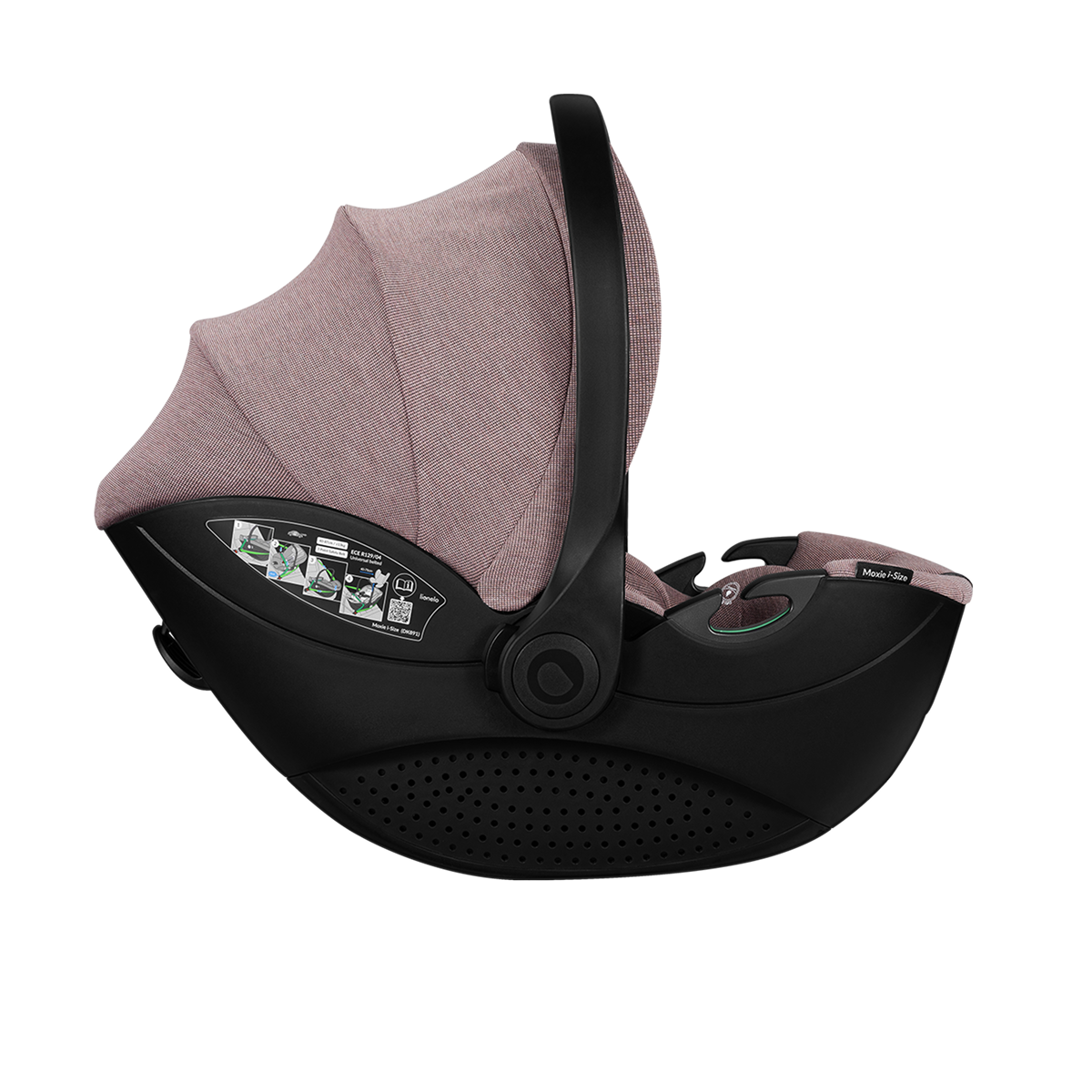i-Size infant car seat Lionelo Moxie i-Size Pink Mauve