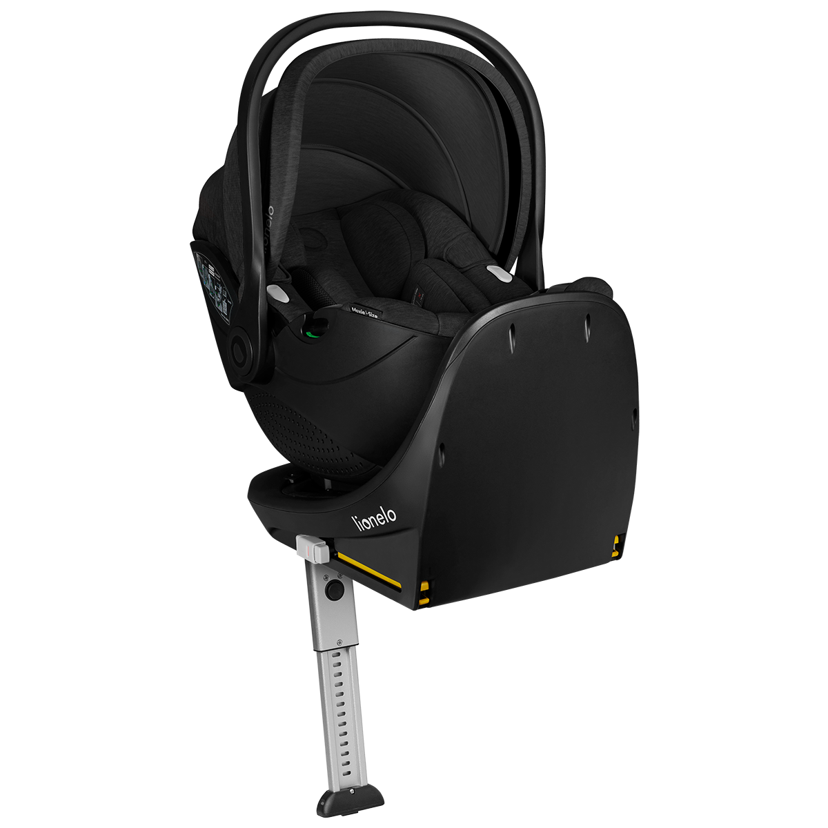 i-Size infant car seat Lionelo Moxie i-Size Set Black Carbon