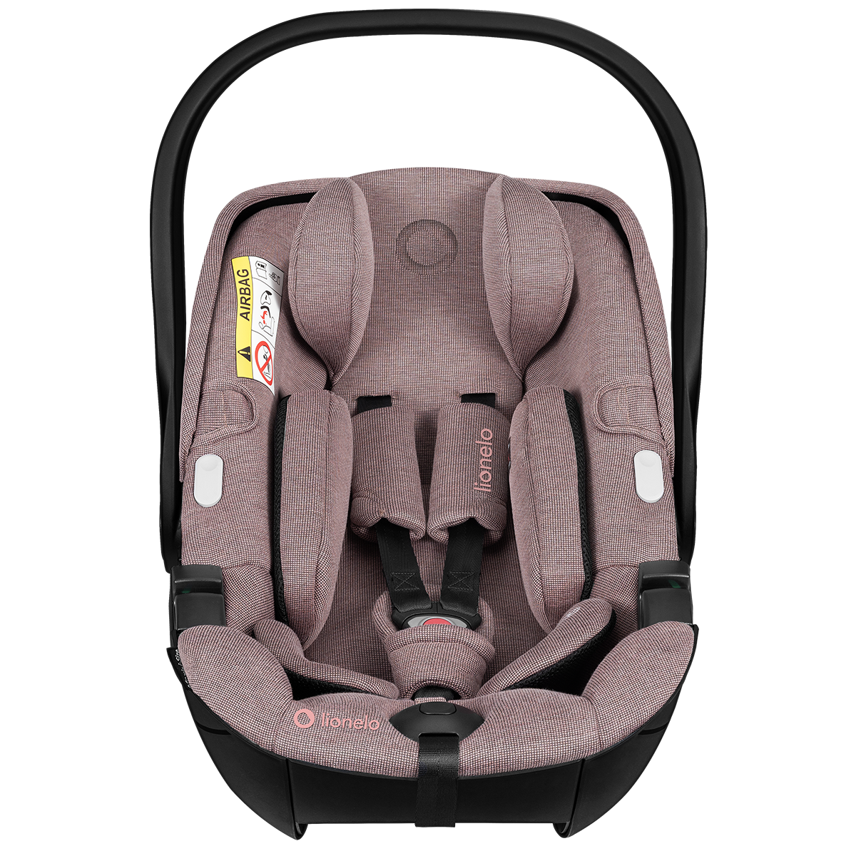 i-Size infant car seat product view 4 Lionelo Moxie i-Size Set Pink Mauve