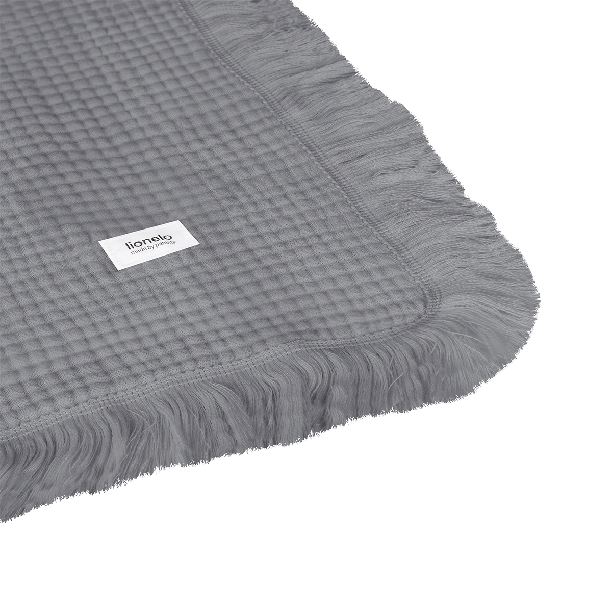 baby blanket or towel product view 3 Lionelo Muslin Blanket Dove Grey