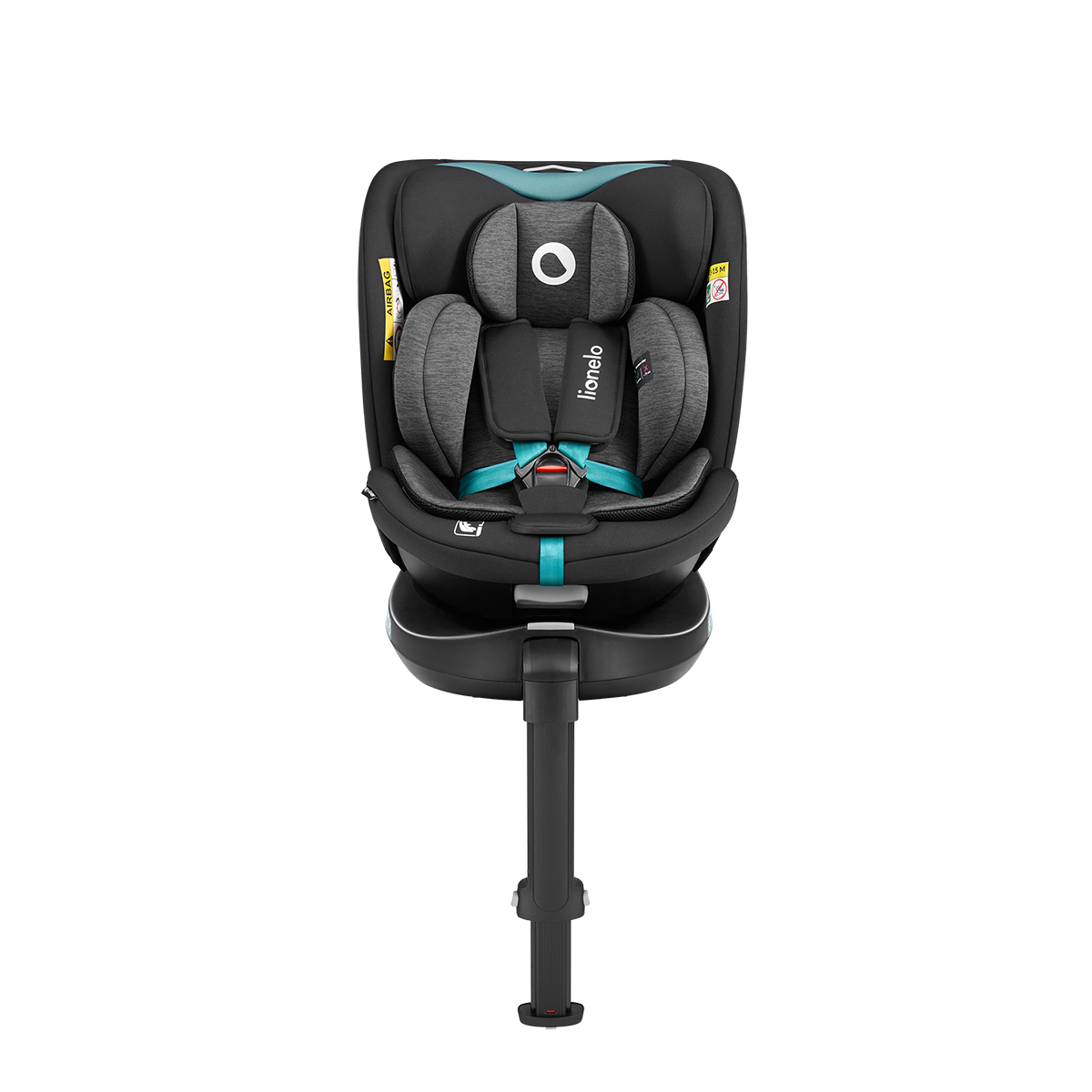 i-Size convertible car seat product view 2 Lionelo Navy i-Size Black Turquoise
