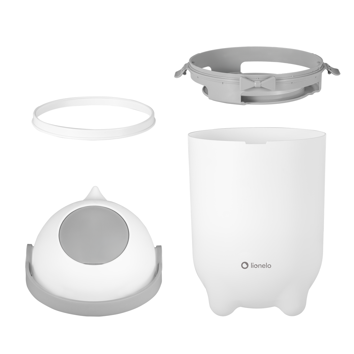 nappy bin product view 5 Lionelo PureBin White